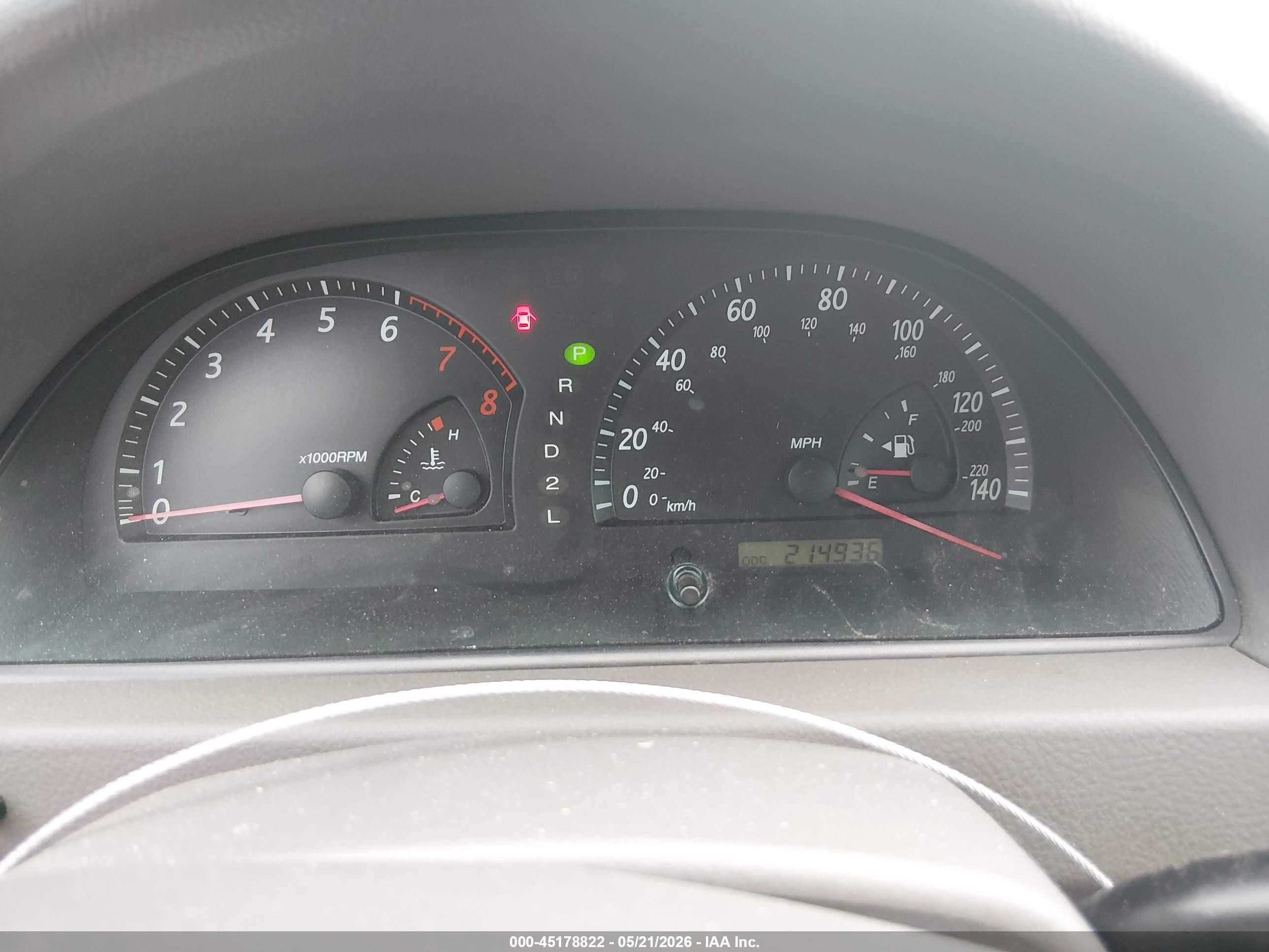 2002 Toyota Camry Le Серый vin: 4T1BE30K22U532712