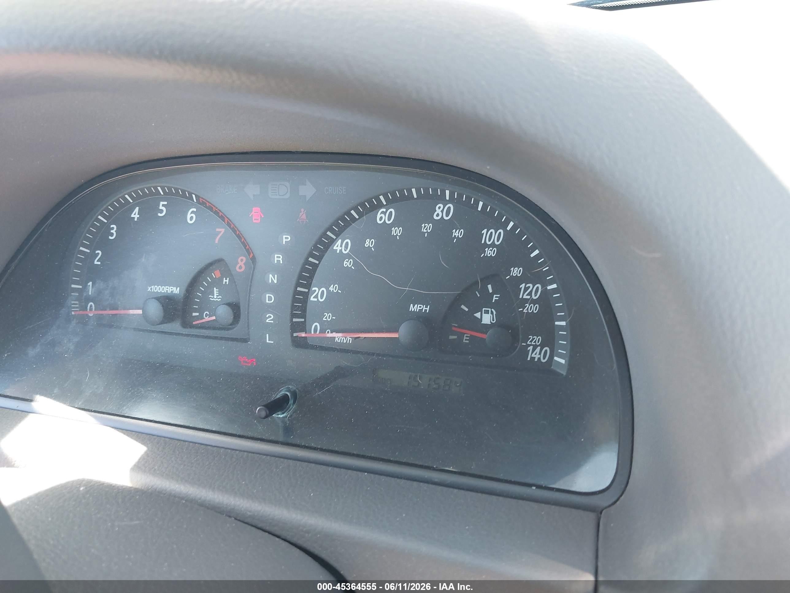 2002 Toyota Camry Le Brown vin: 4T1BE30K22U555861