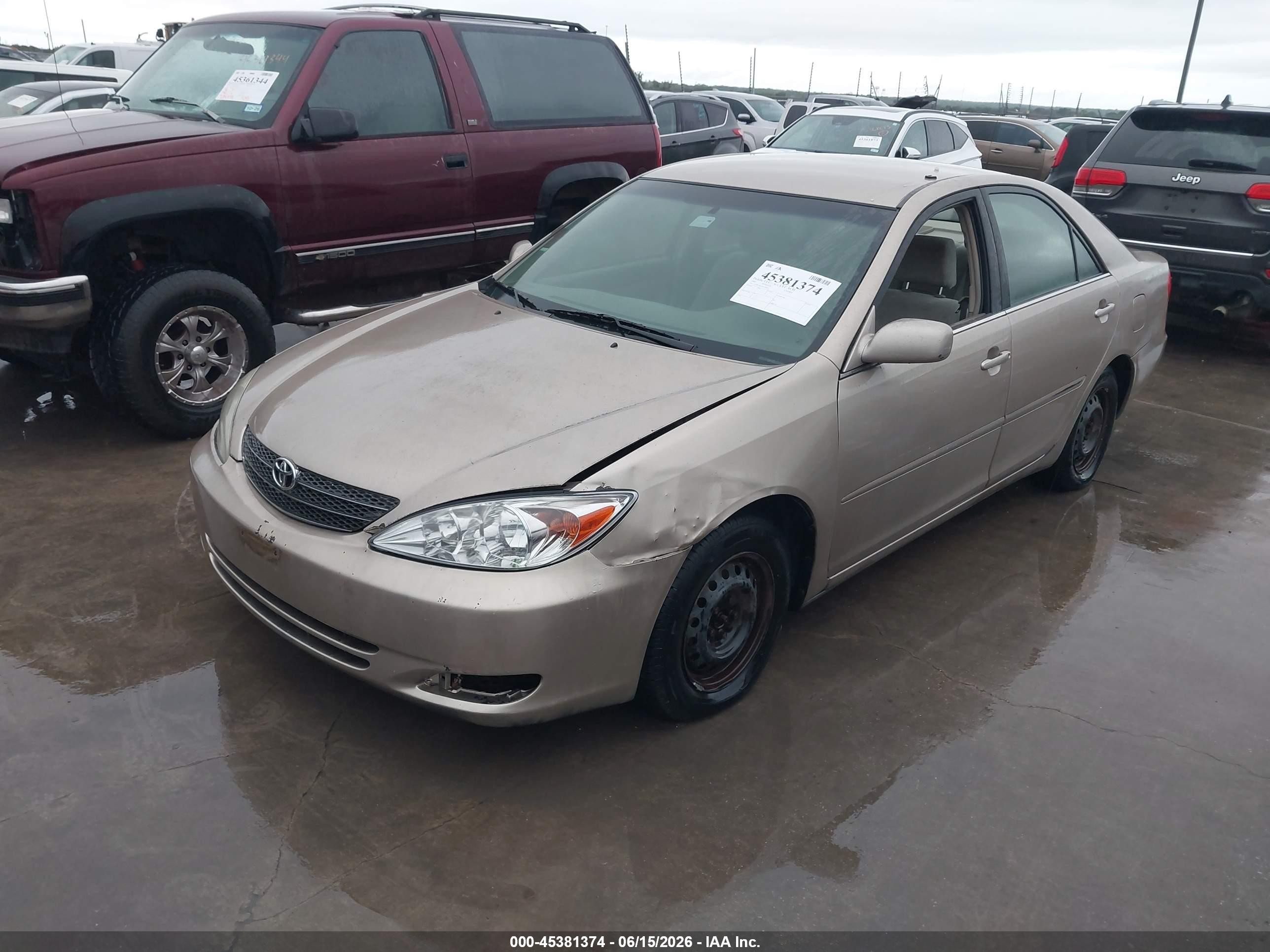 2003 Toyota Camry Le Золотой vin: 4T1BE30K23U149435