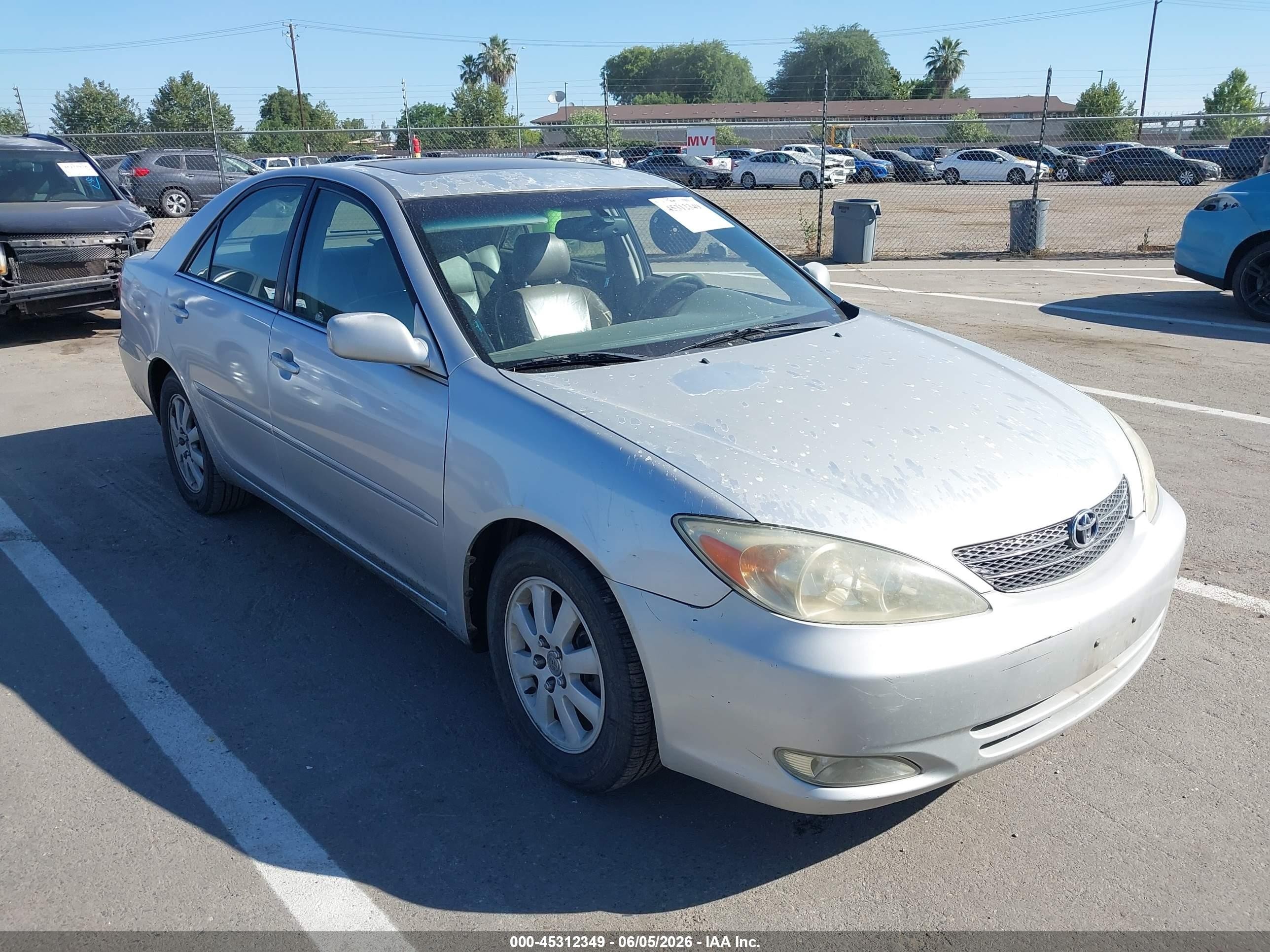 2003 Toyota Camry Xle Silver vin: 4T1BE30K23U671238
