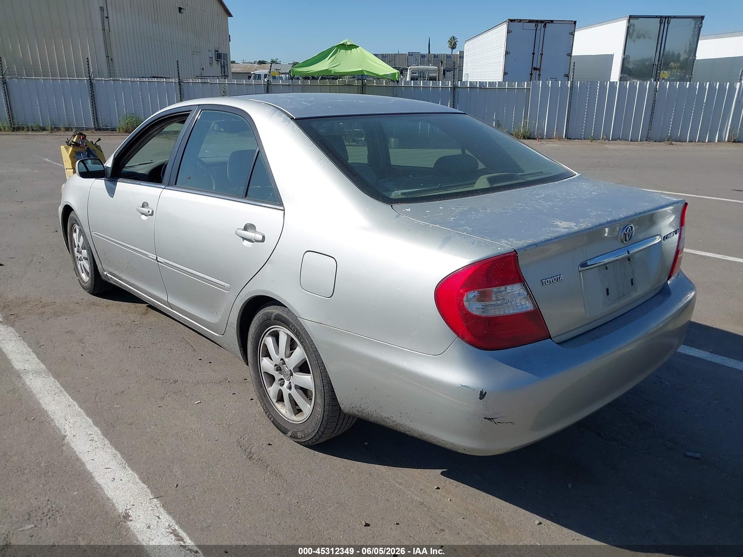 2003 Toyota Camry Xle Silver vin: 4T1BE30K23U671238