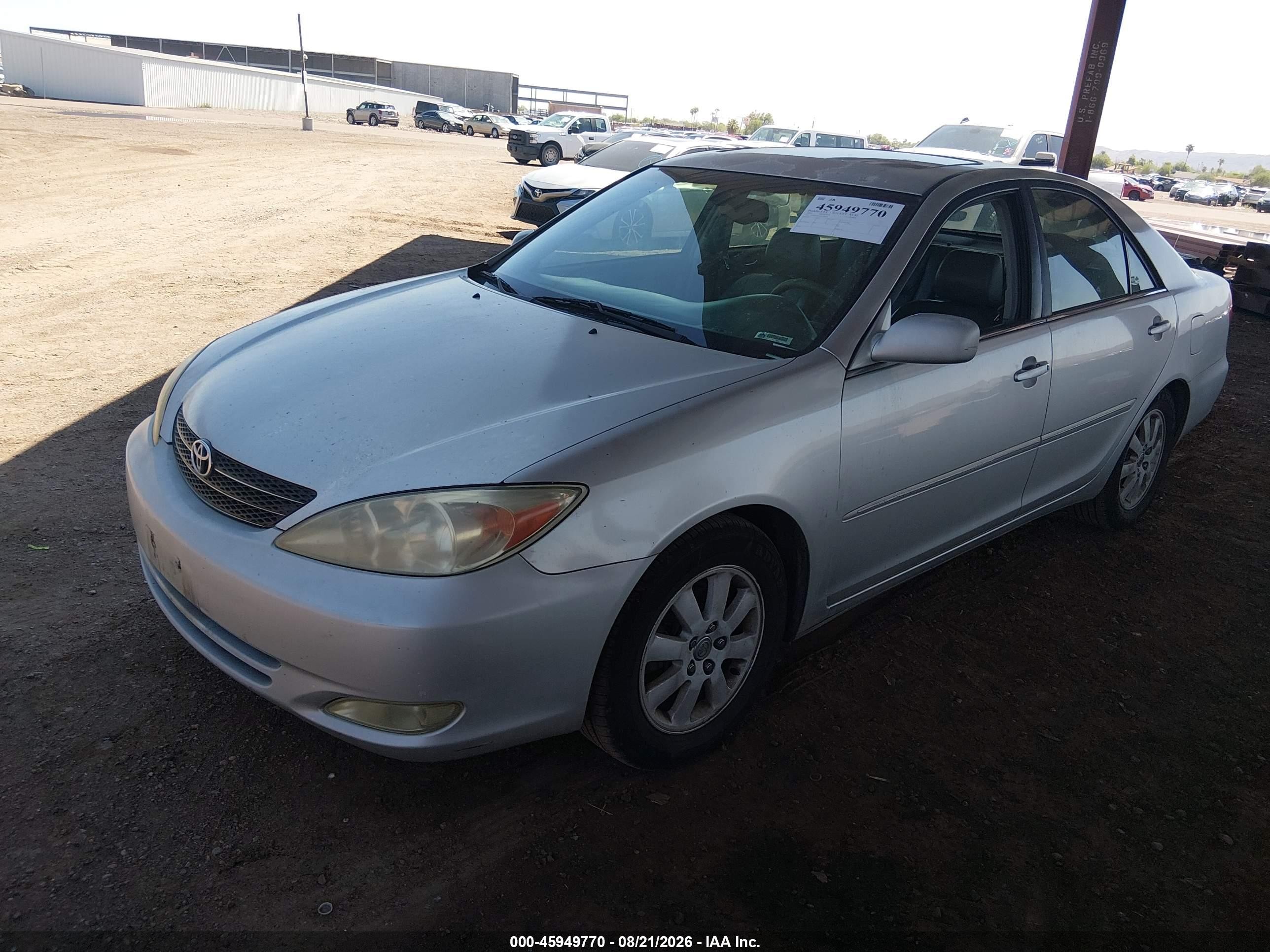 2003 Toyota Camry Xle Серебряный vin: 4T1BE30K23U758007