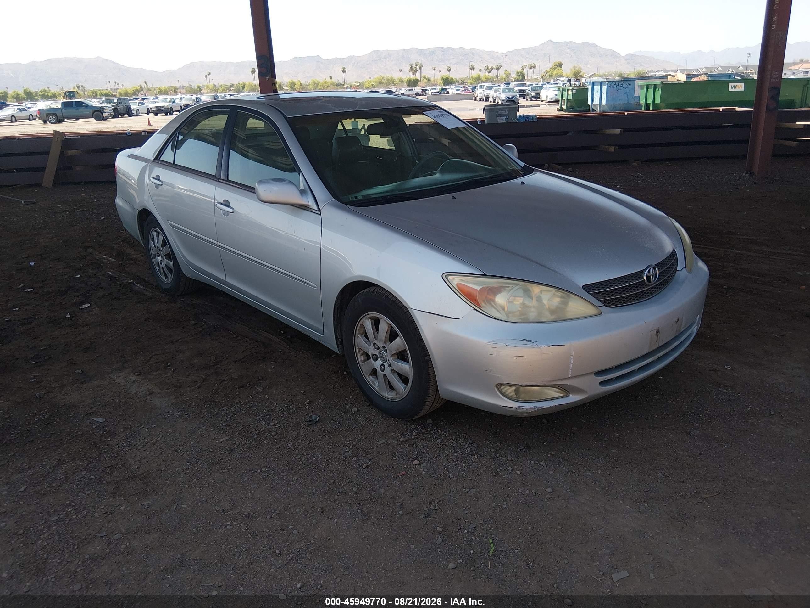 2003 Toyota Camry Xle Silver vin: 4T1BE30K23U758007