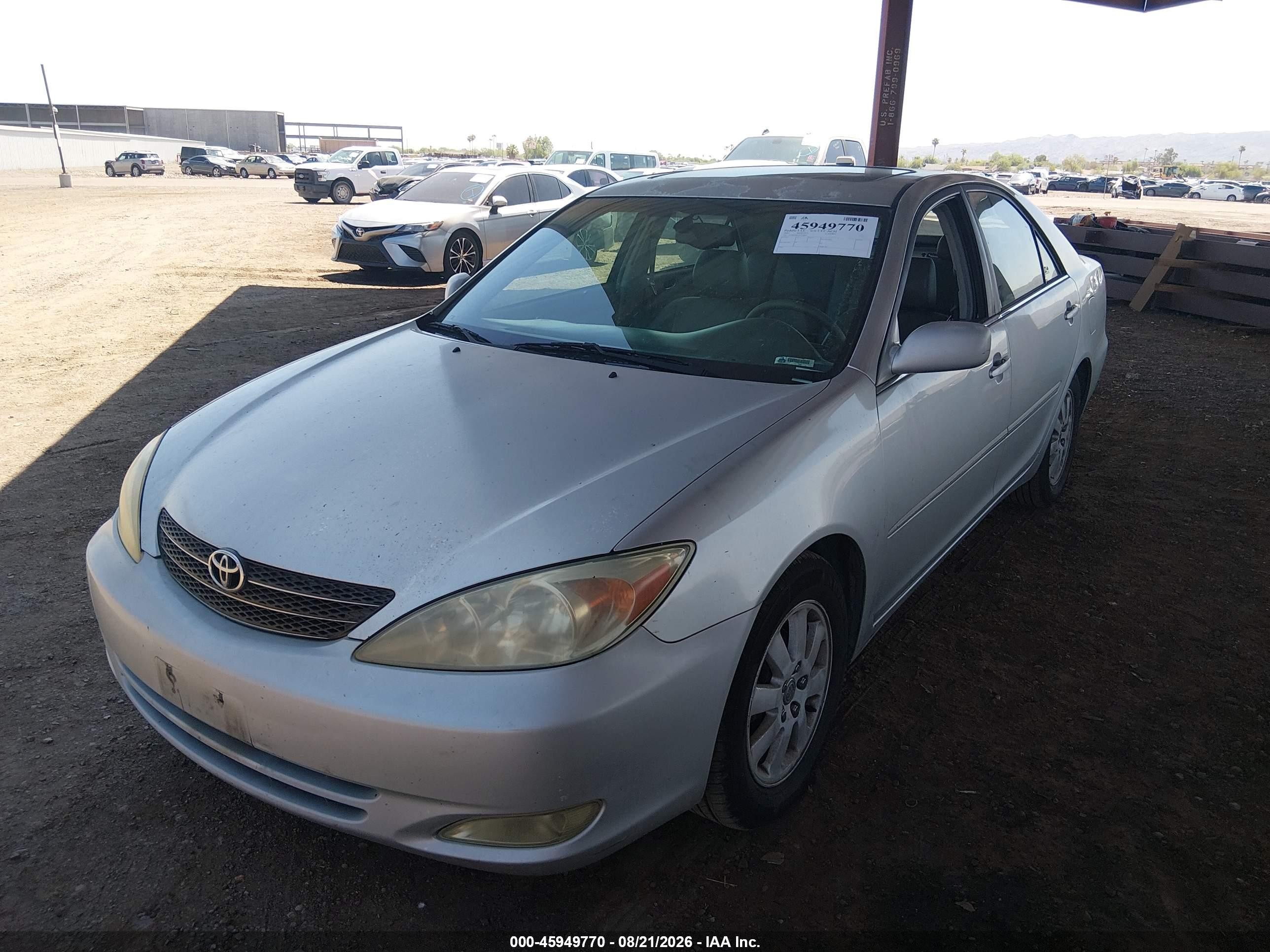 2003 Toyota Camry Xle Серебряный vin: 4T1BE30K23U758007
