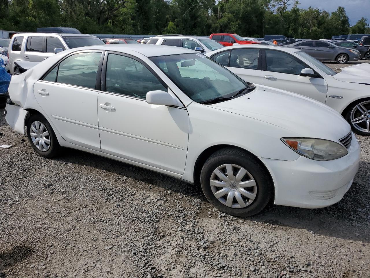 2005 Toyota Camry Le Белый vin: 4T1BE30K25U594812