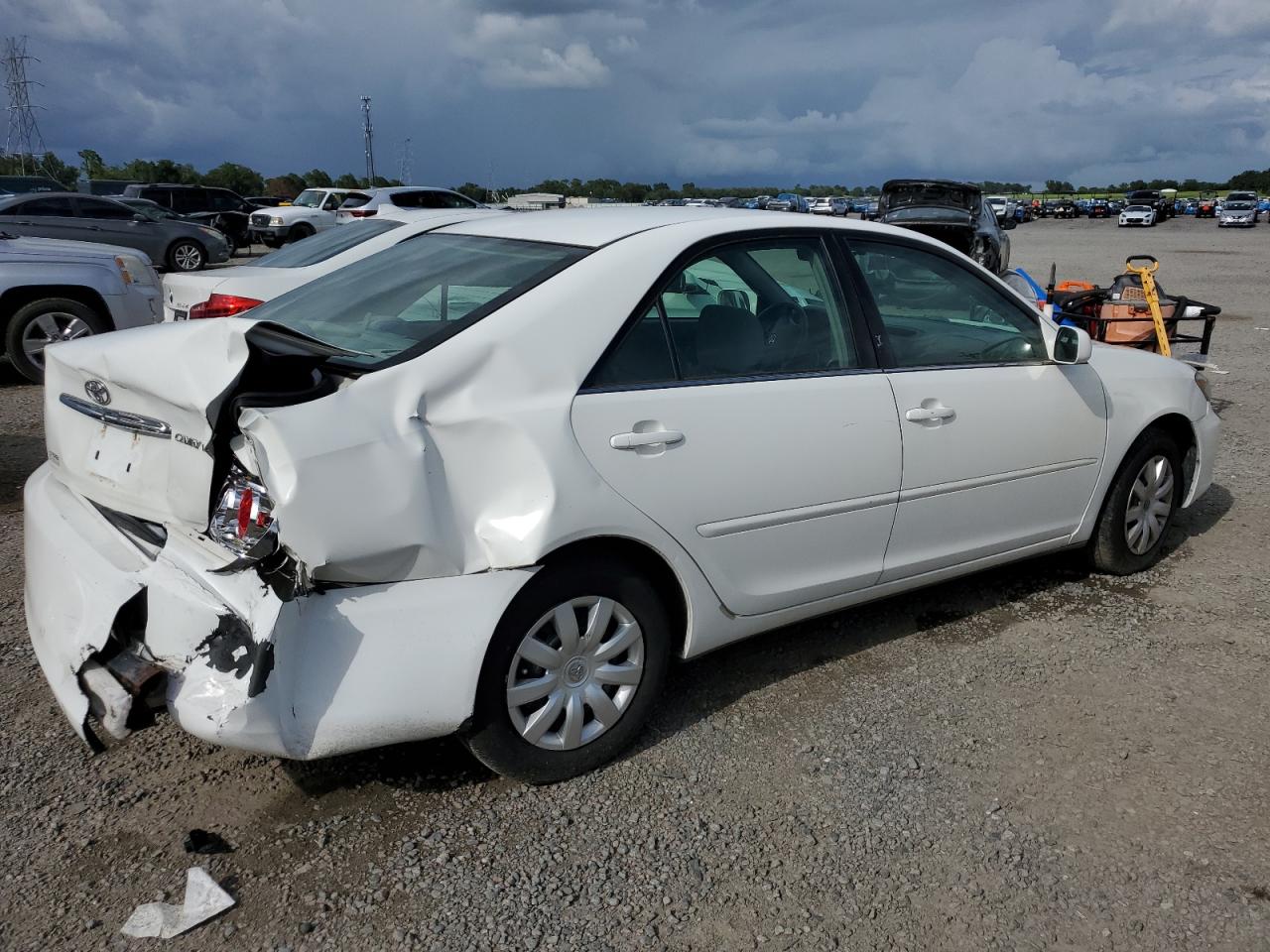 2005 Toyota Camry Le Белый vin: 4T1BE30K25U594812