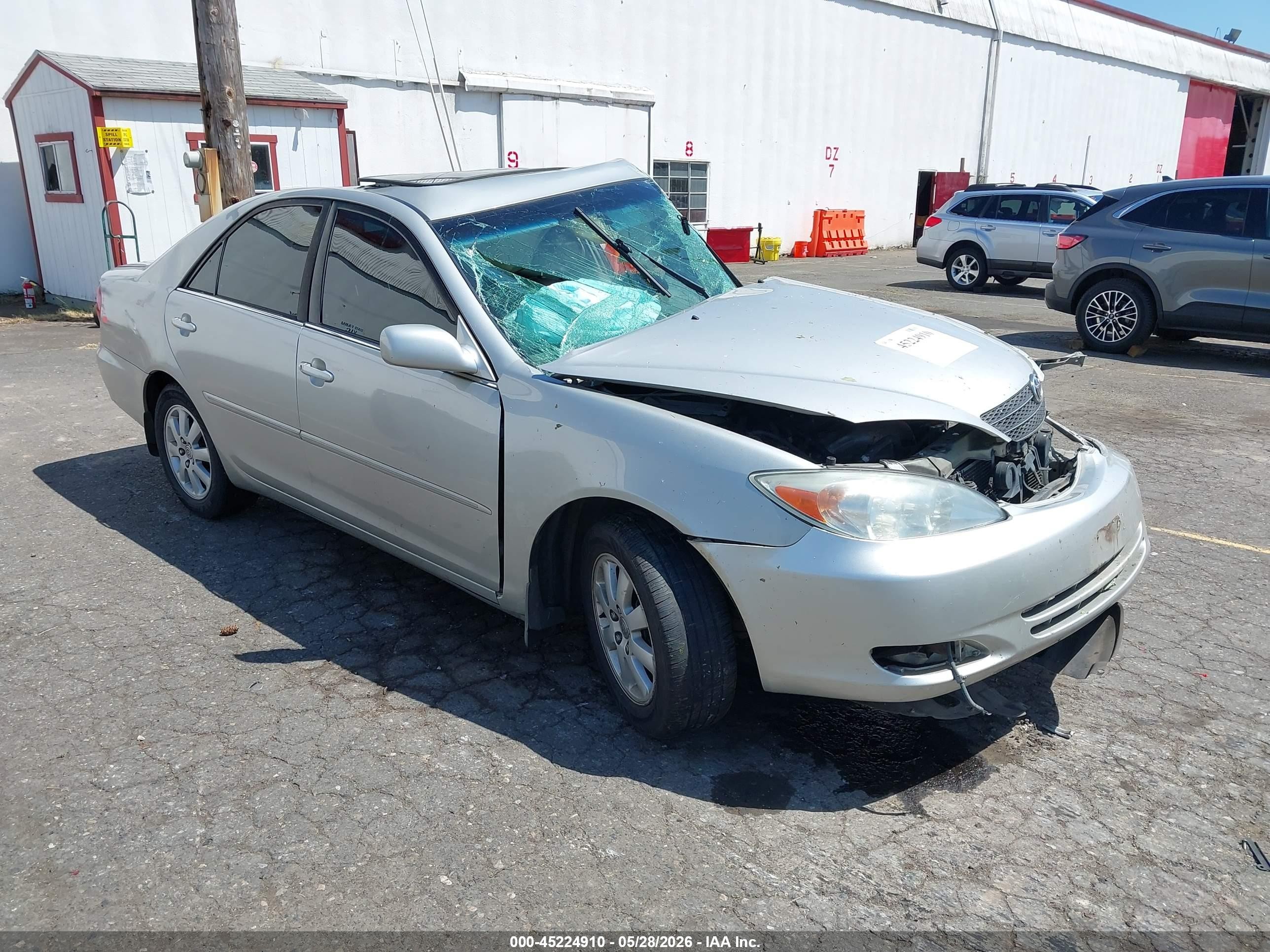 2003 Toyota Camry Xle Silver vin: 4T1BE30K33U245252