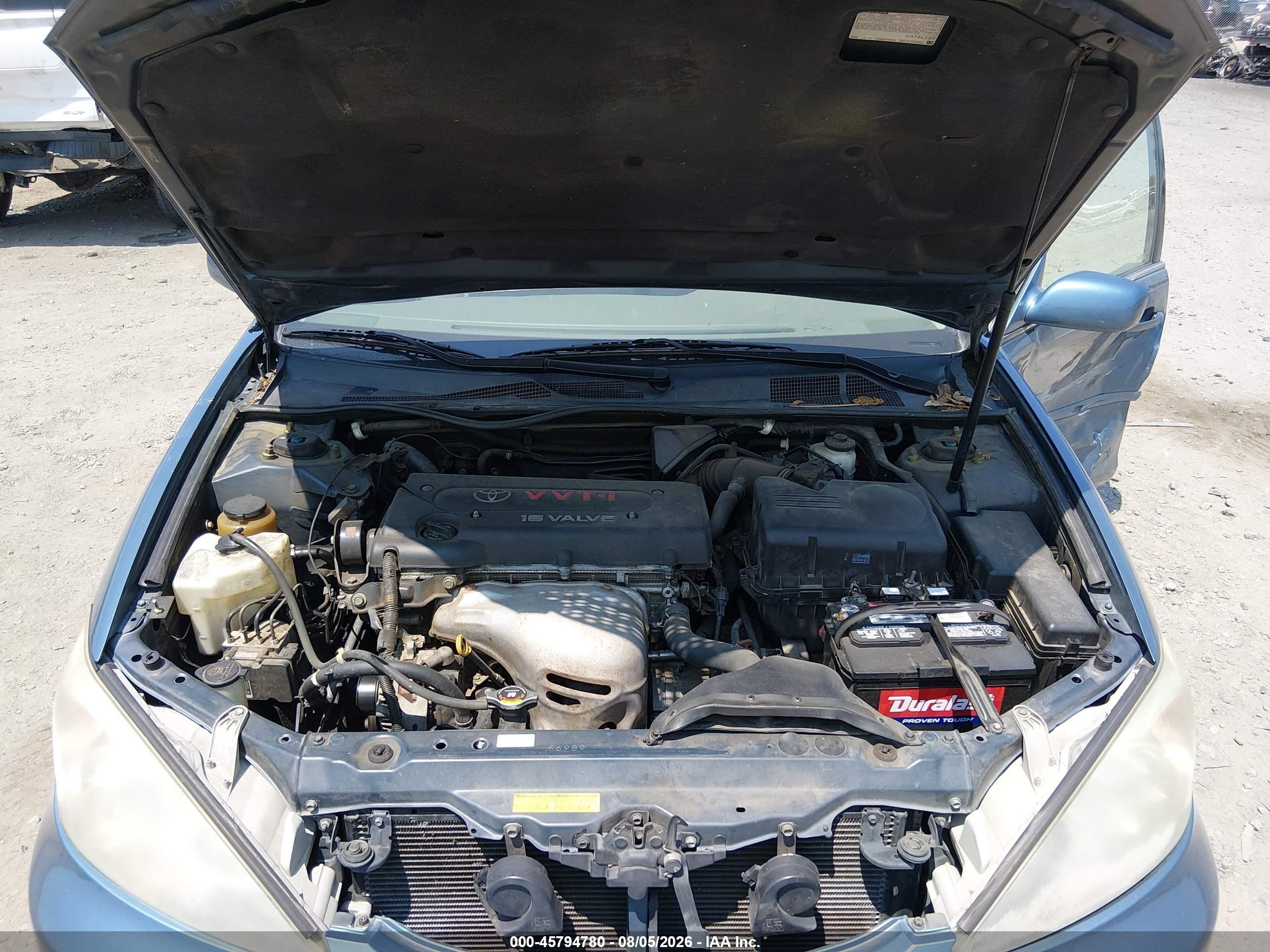 2004 Toyota Camry Le Blue vin: 4T1BE30K34U912984