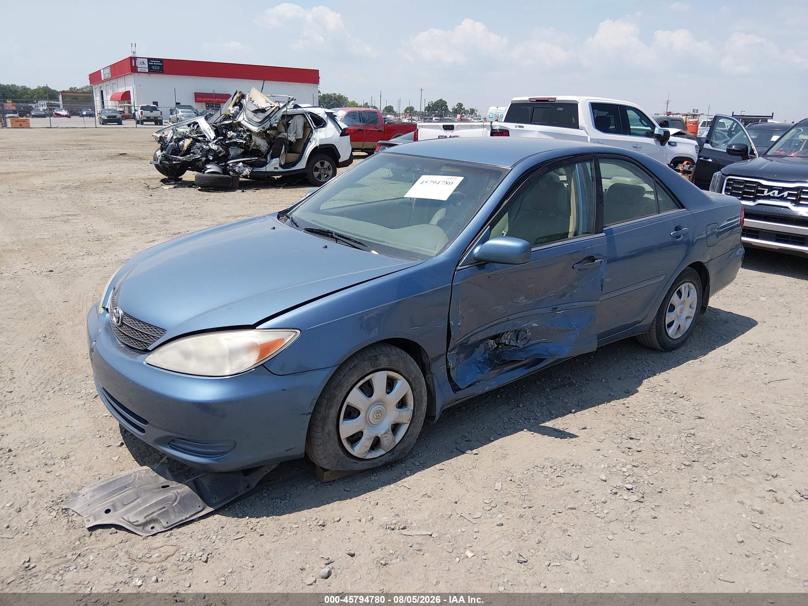 2004 Toyota Camry Le Blue vin: 4T1BE30K34U912984