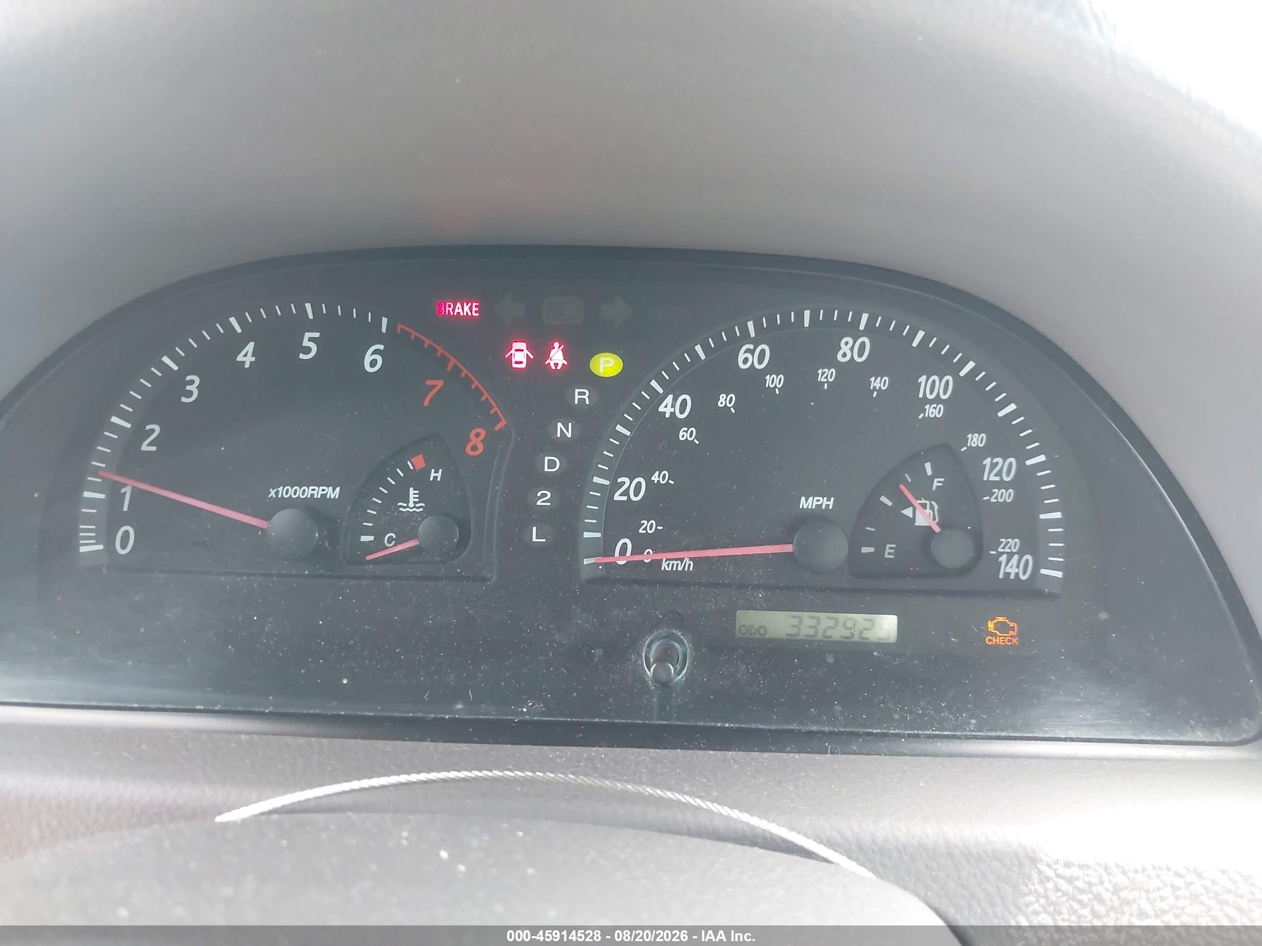 2004 Toyota Camry Le Gray vin: 4T1BE30K34U923435