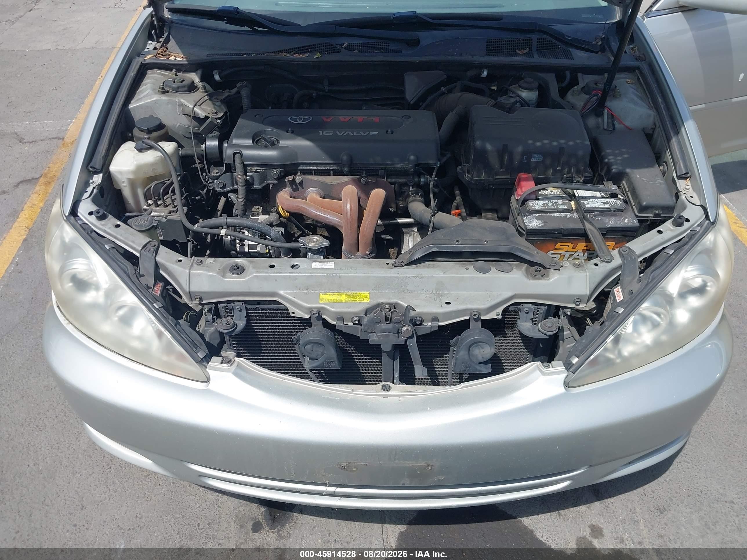 2004 Toyota Camry Le Gray vin: 4T1BE30K34U923435