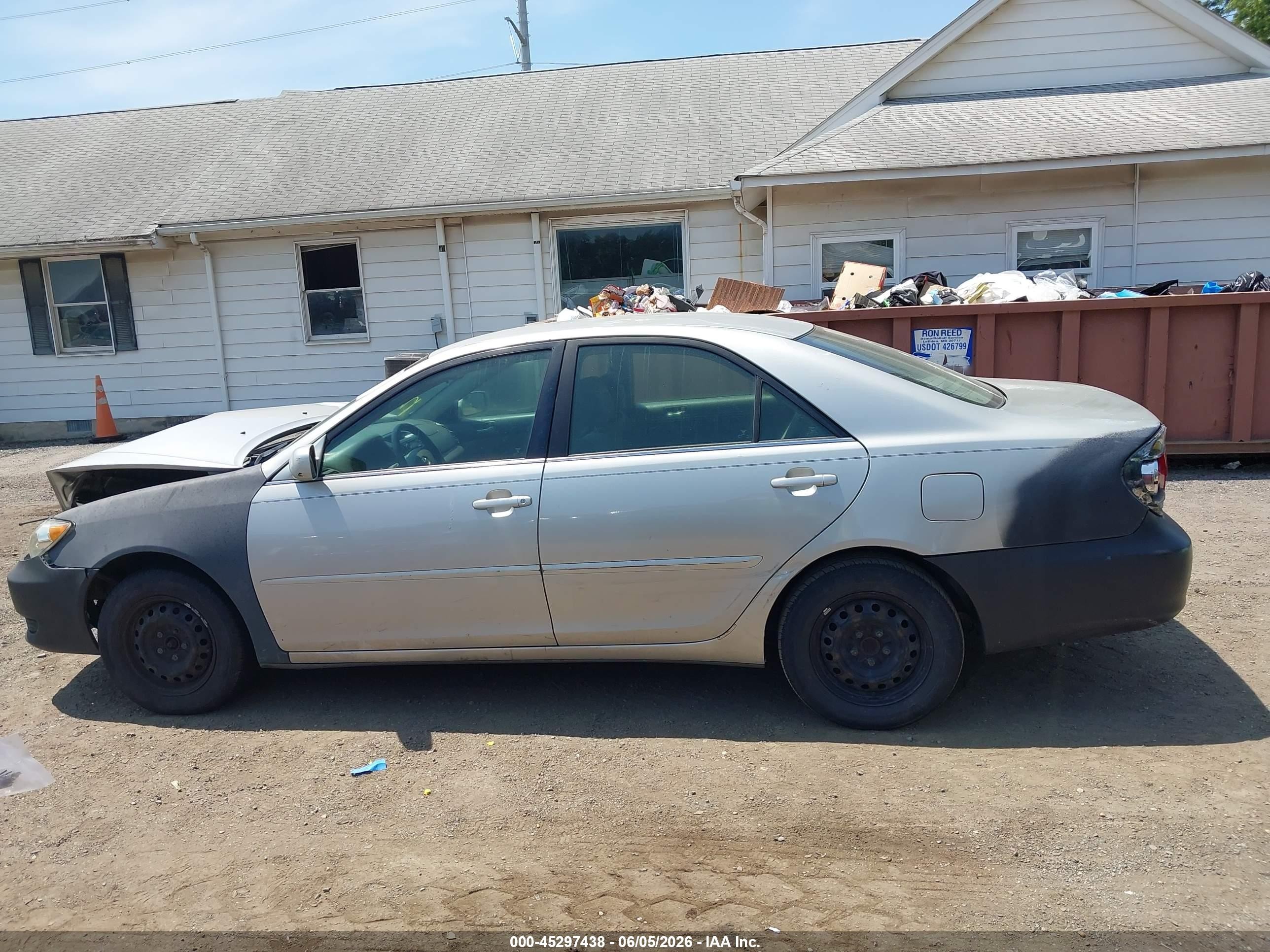 2006 Toyota Camry Le Серебряный vin: 4T1BE30K36U161758