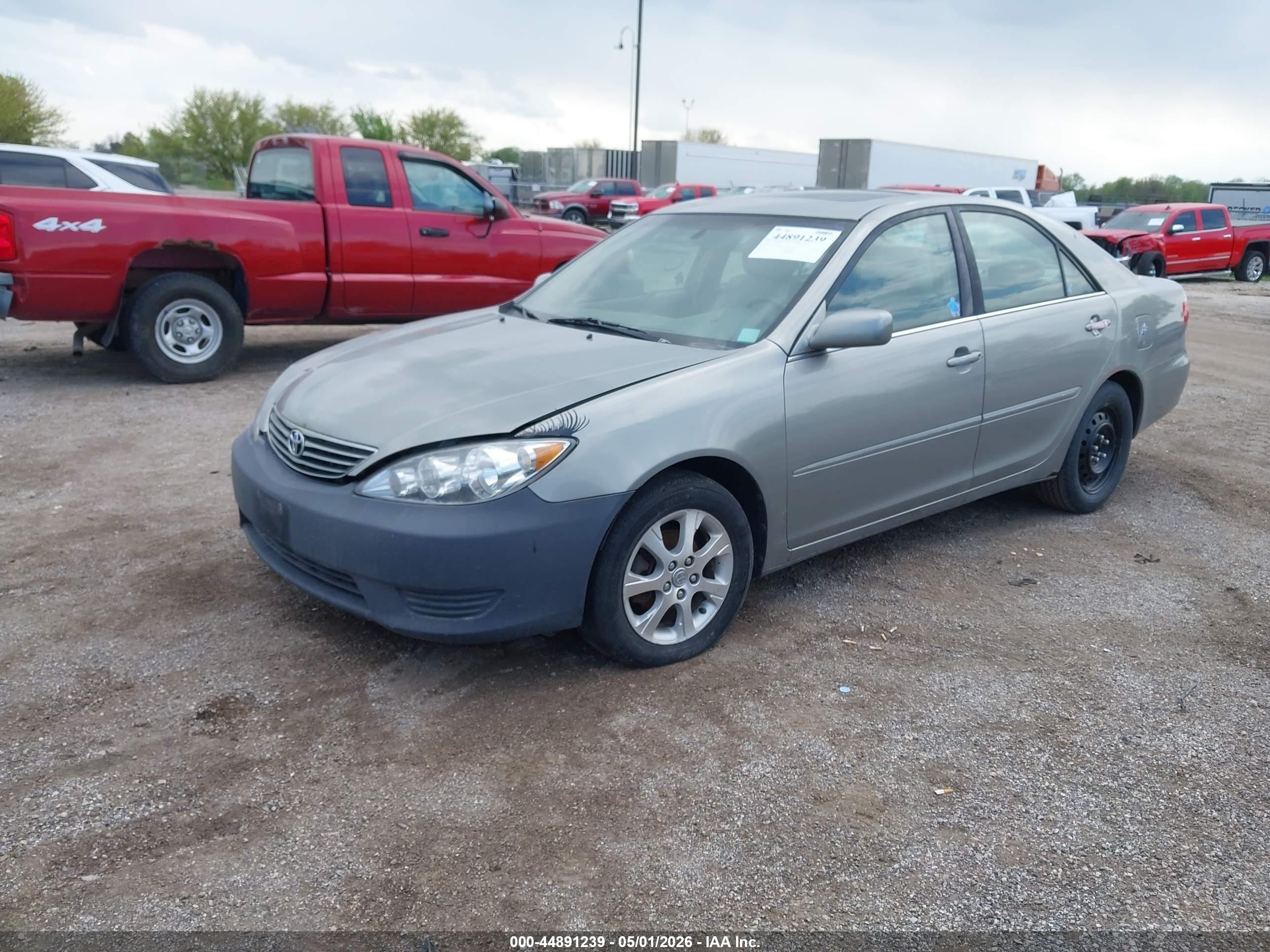 2006 Toyota Camry Xle Серый vin: 4T1BE30K36U654582