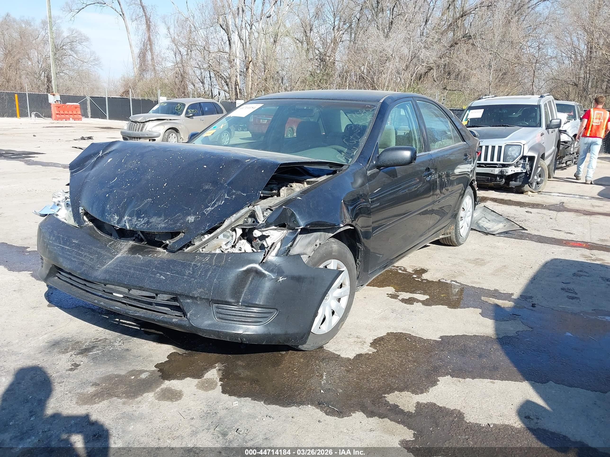 2006 Toyota Camry Le Black vin: 4T1BE30K36U728843