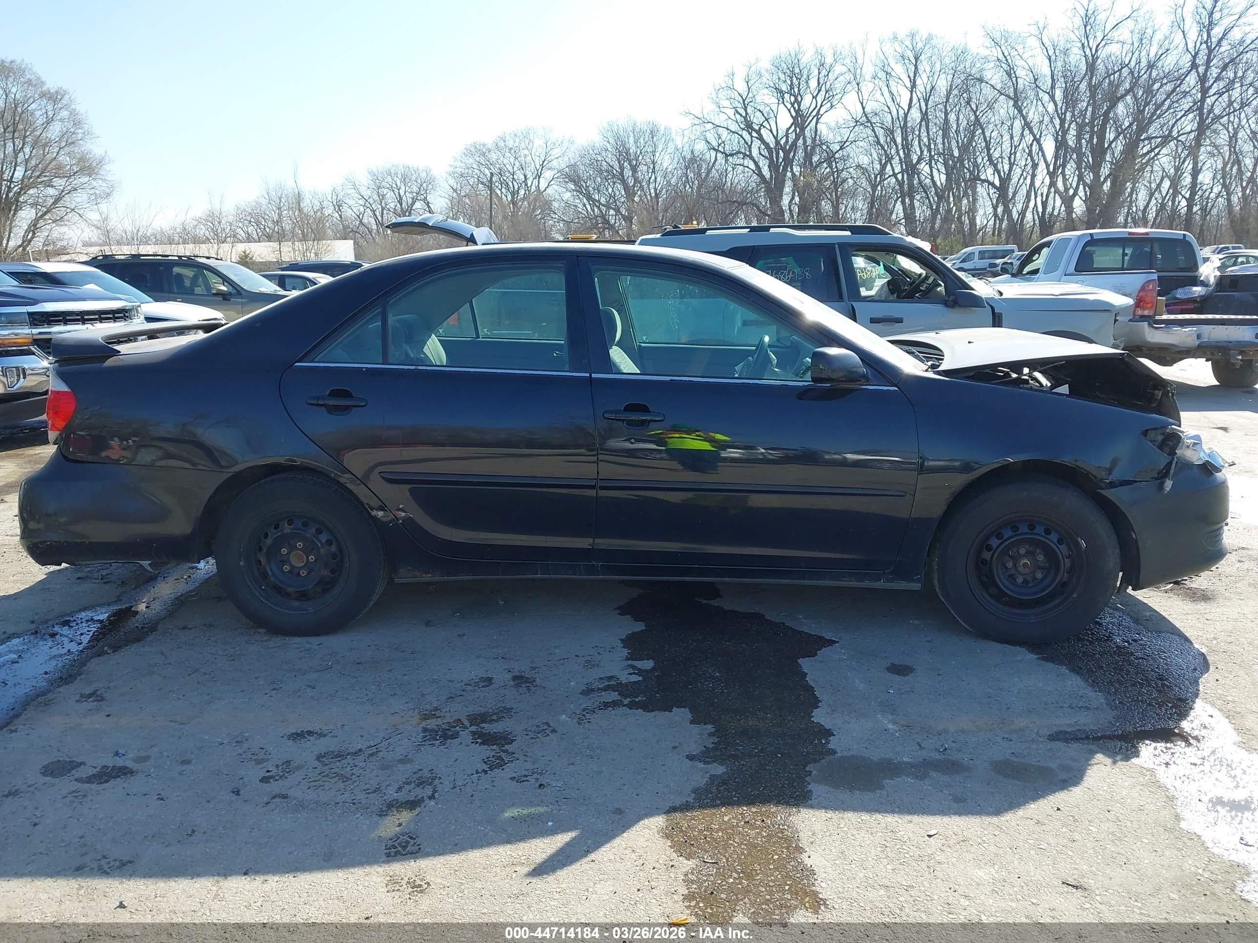 2006 Toyota Camry Le Black vin: 4T1BE30K36U728843
