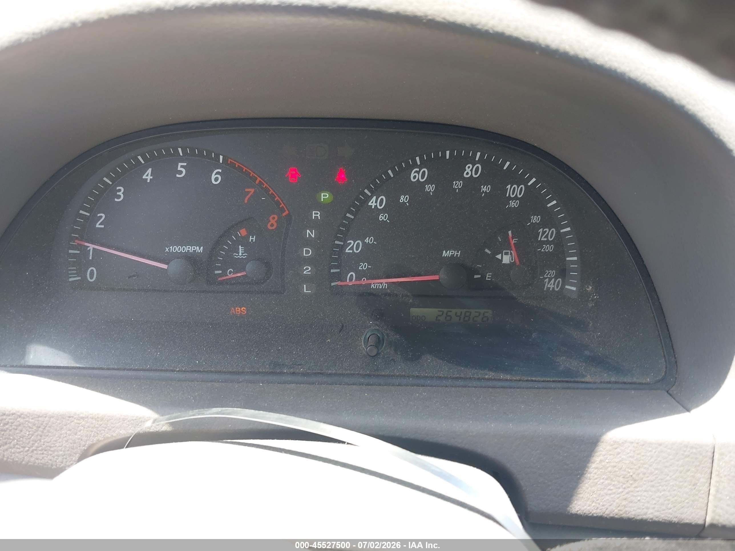 2002 Toyota Camry Xle Gray vin: 4T1BE30K42U022054