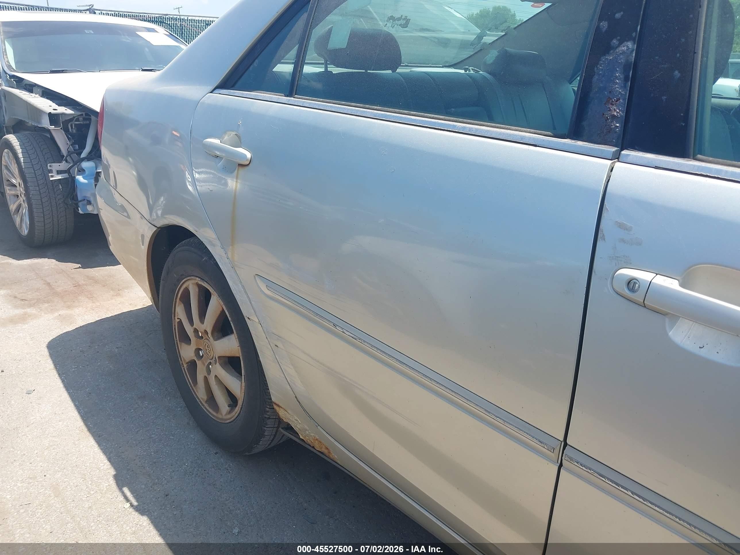 2002 Toyota Camry Xle Gray vin: 4T1BE30K42U022054