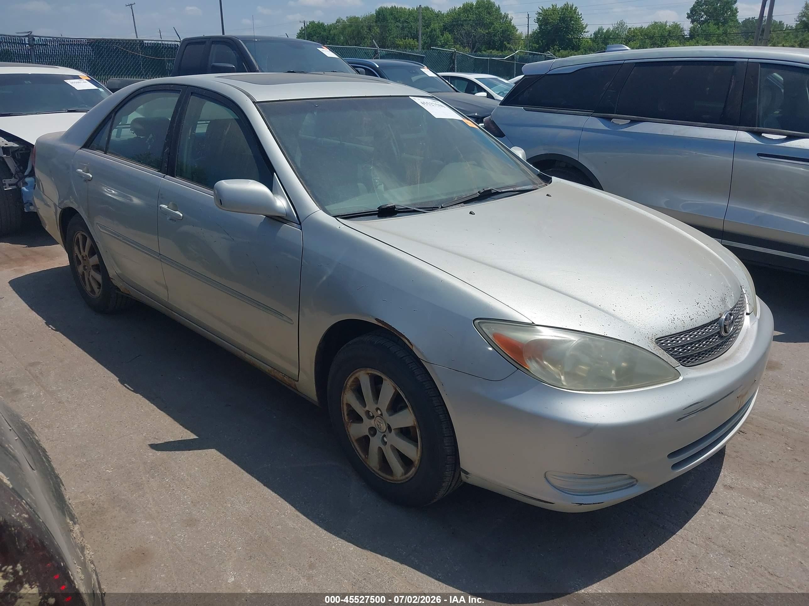 2002 Toyota Camry Xle Gray vin: 4T1BE30K42U022054