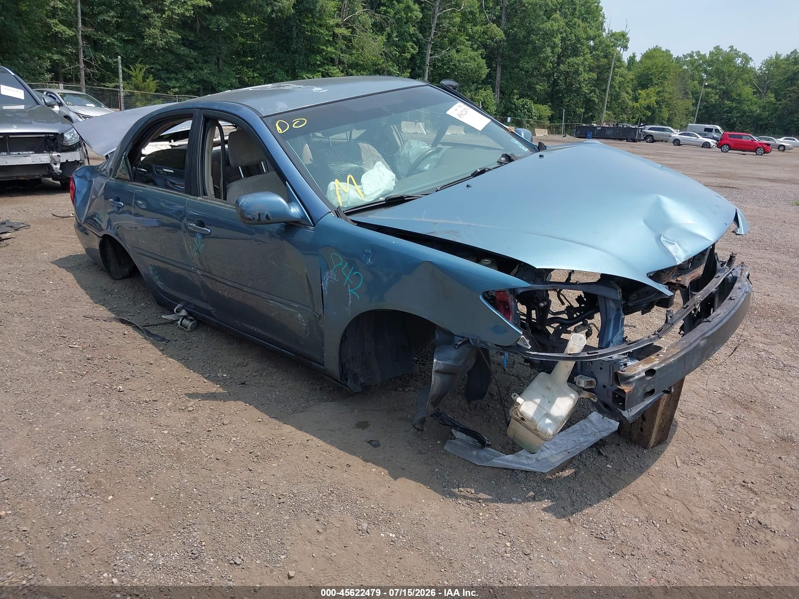 2003 Toyota Camry Le Blue vin: 4T1BE30K43U703722