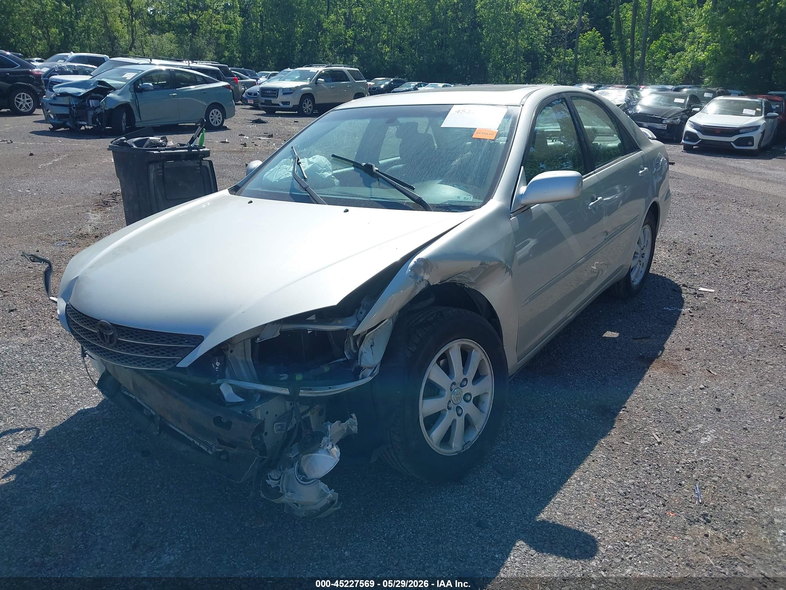 2003 Toyota Camry Xle Серебряный vin: 4T1BE30K43U733030