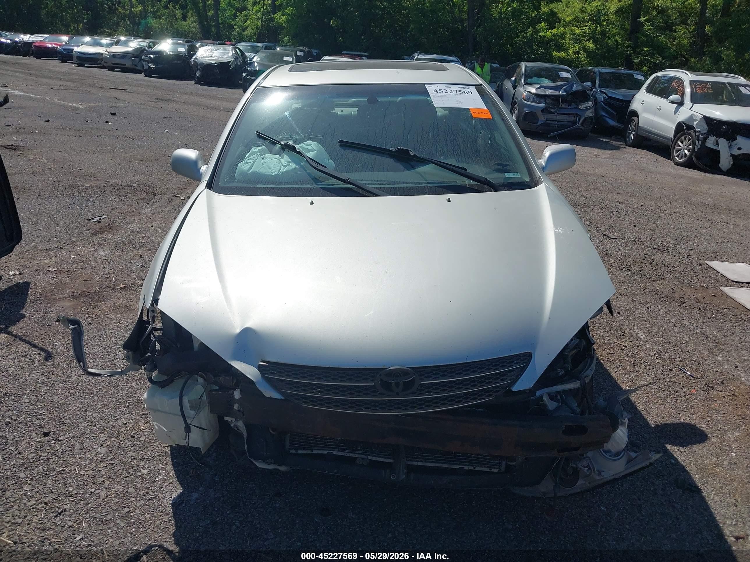 2003 Toyota Camry Xle Серебряный vin: 4T1BE30K43U733030