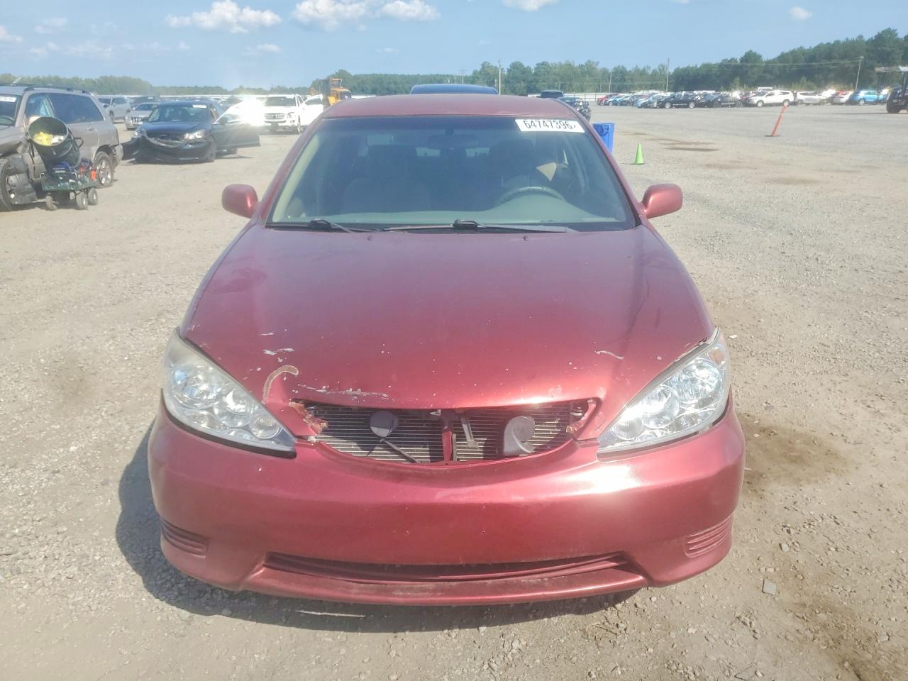 2006 Toyota Camry Le Burgundy vin: 4T1BE30K46U137761