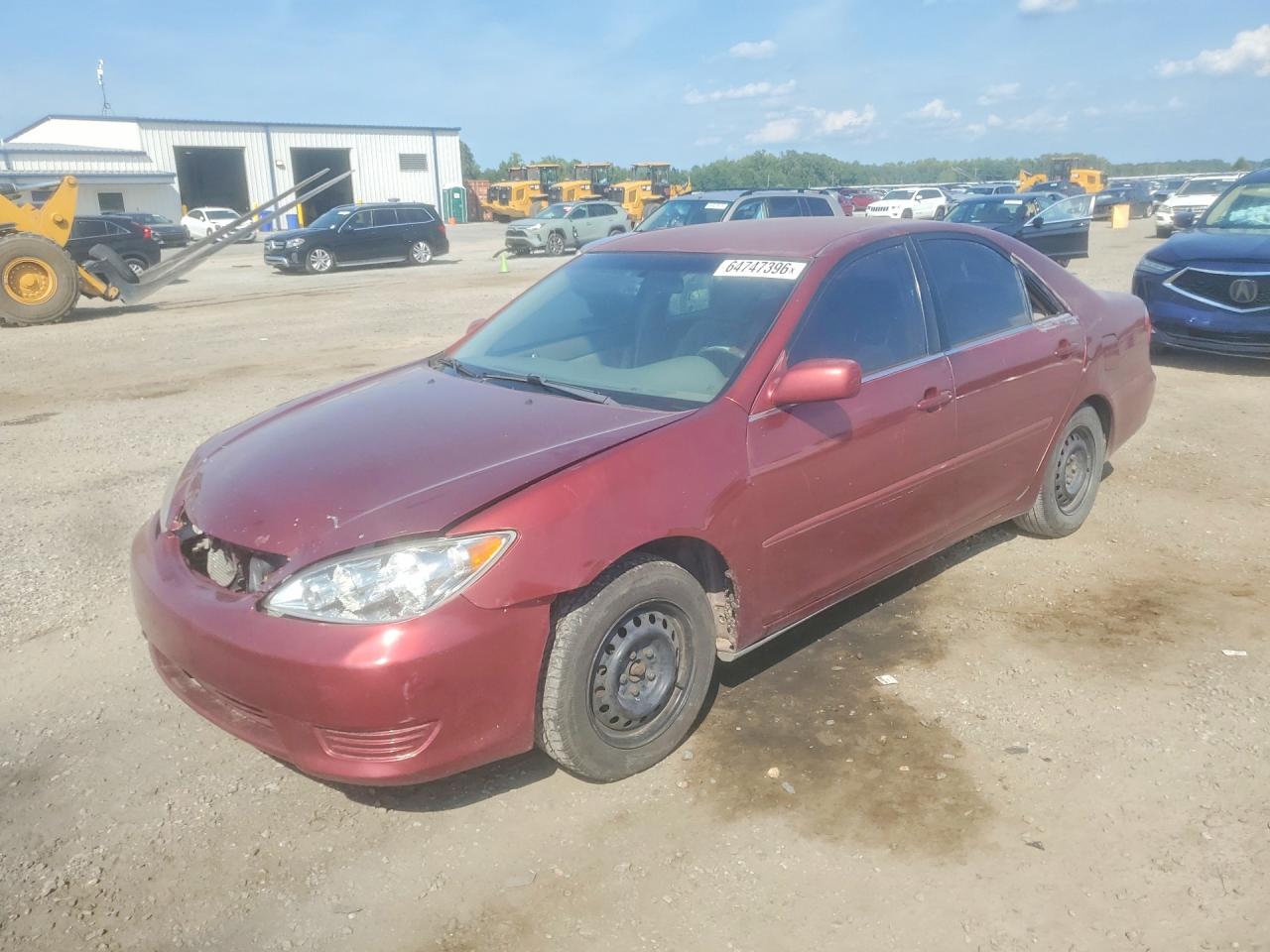 2006 Toyota Camry Le Burgundy vin: 4T1BE30K46U137761