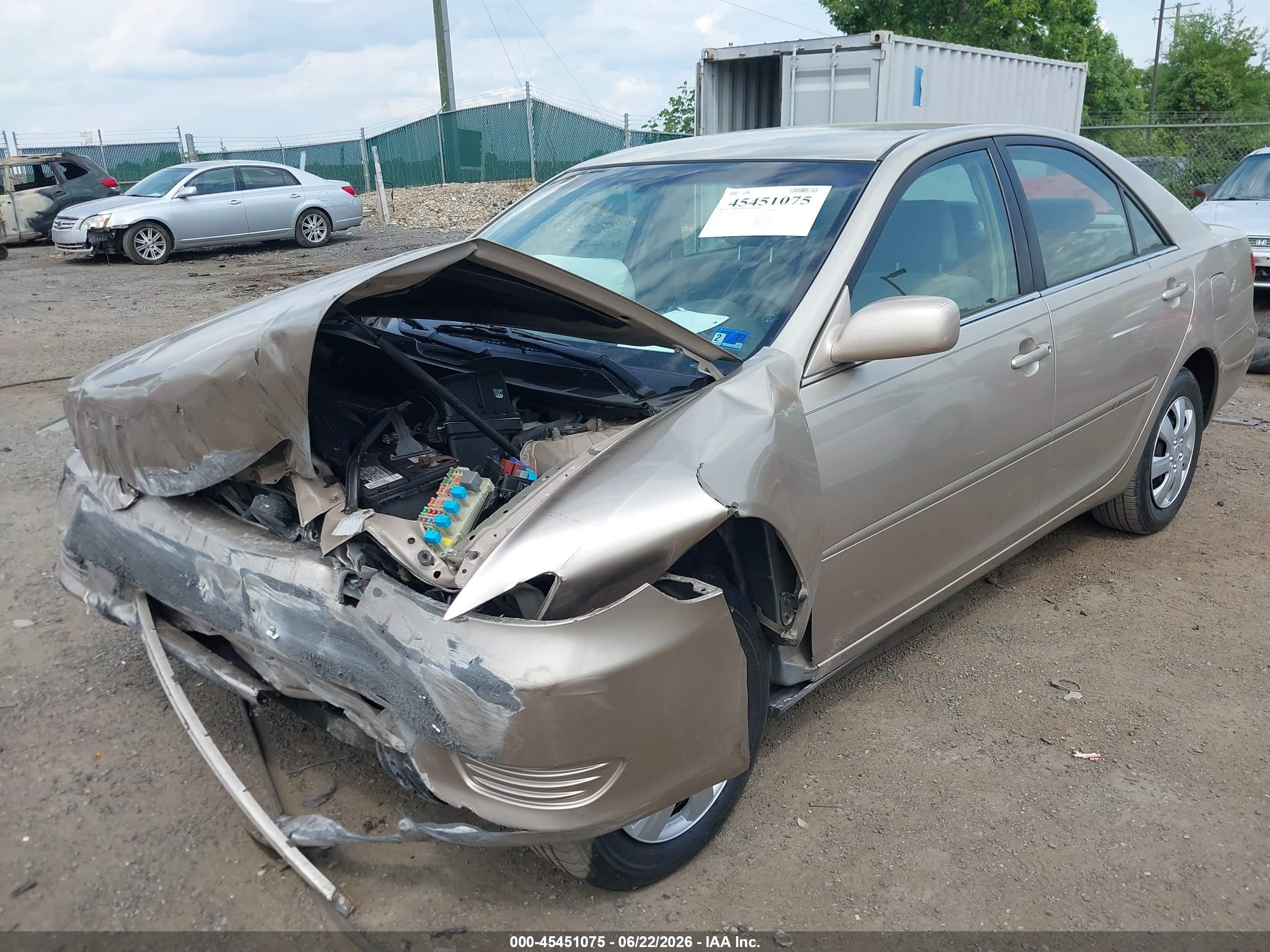 2006 Toyota Camry Le Beige vin: 4T1BE30K46U164720