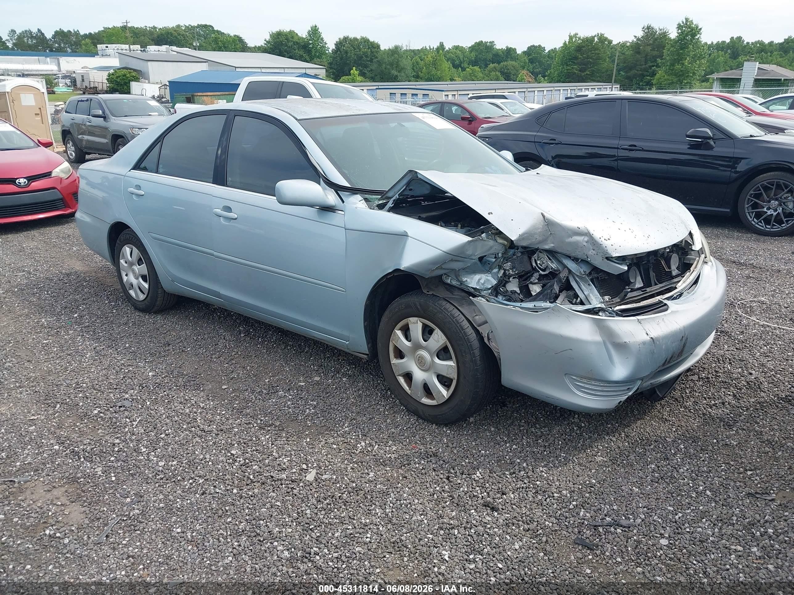 2006 Toyota Camry Le Light Blue vin: 4T1BE30K46U647513