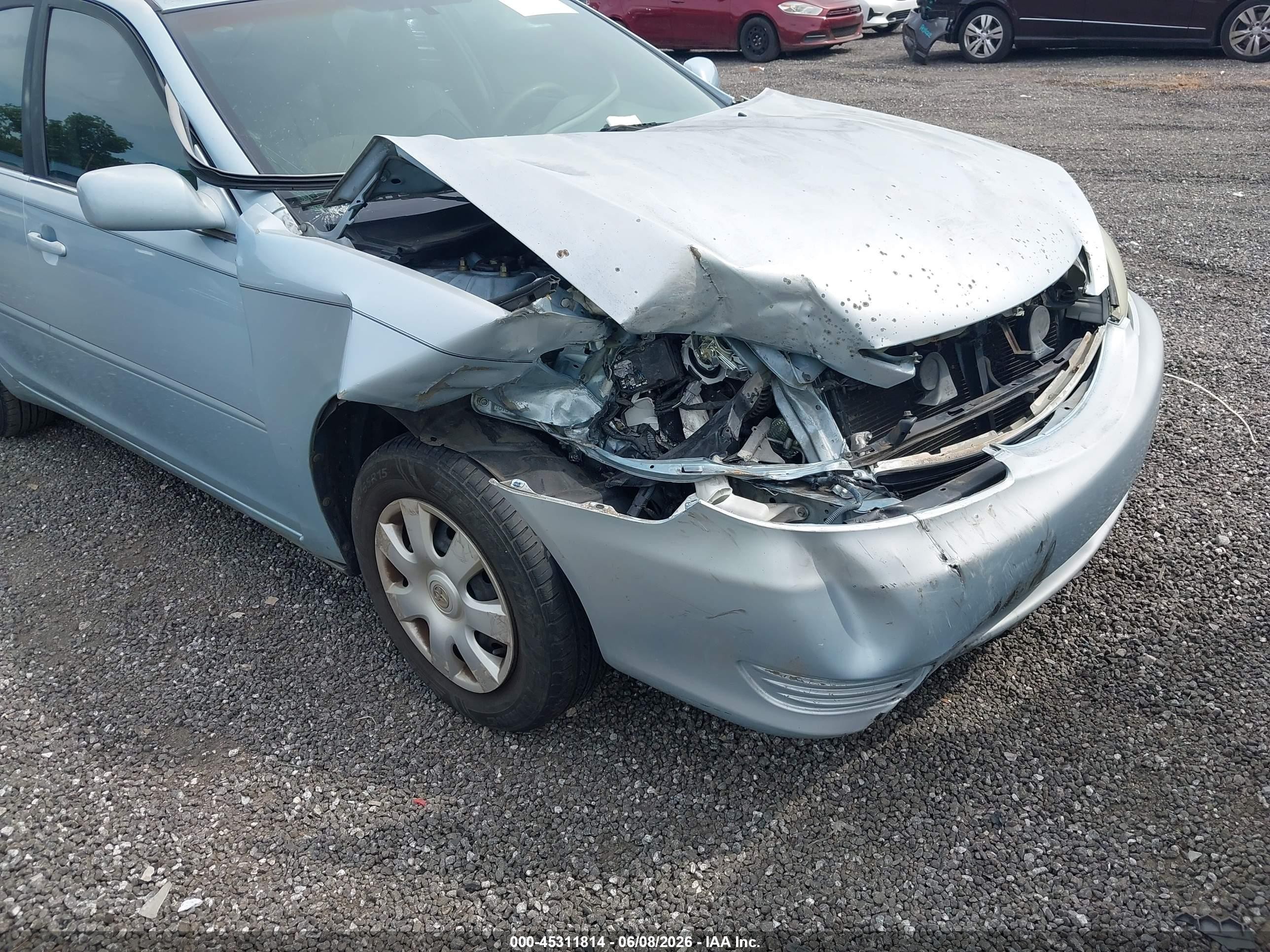2006 Toyota Camry Le Light Blue vin: 4T1BE30K46U647513