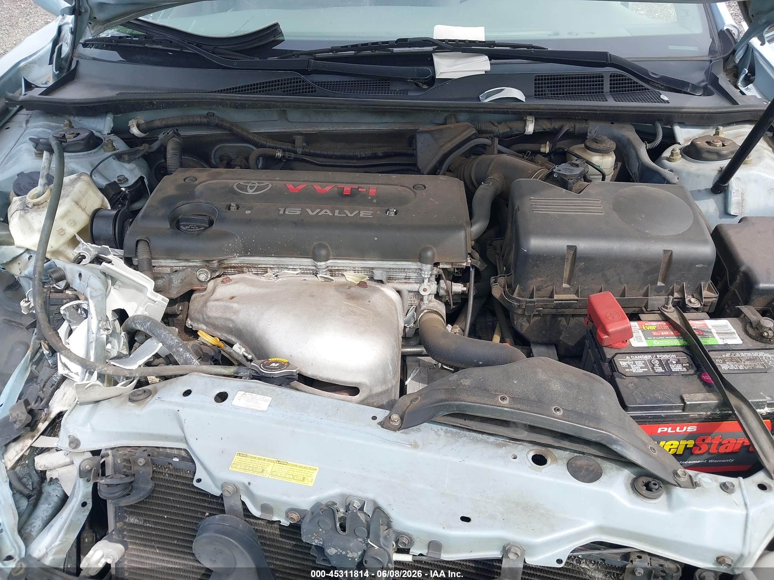 2006 Toyota Camry Le Light Blue vin: 4T1BE30K46U647513