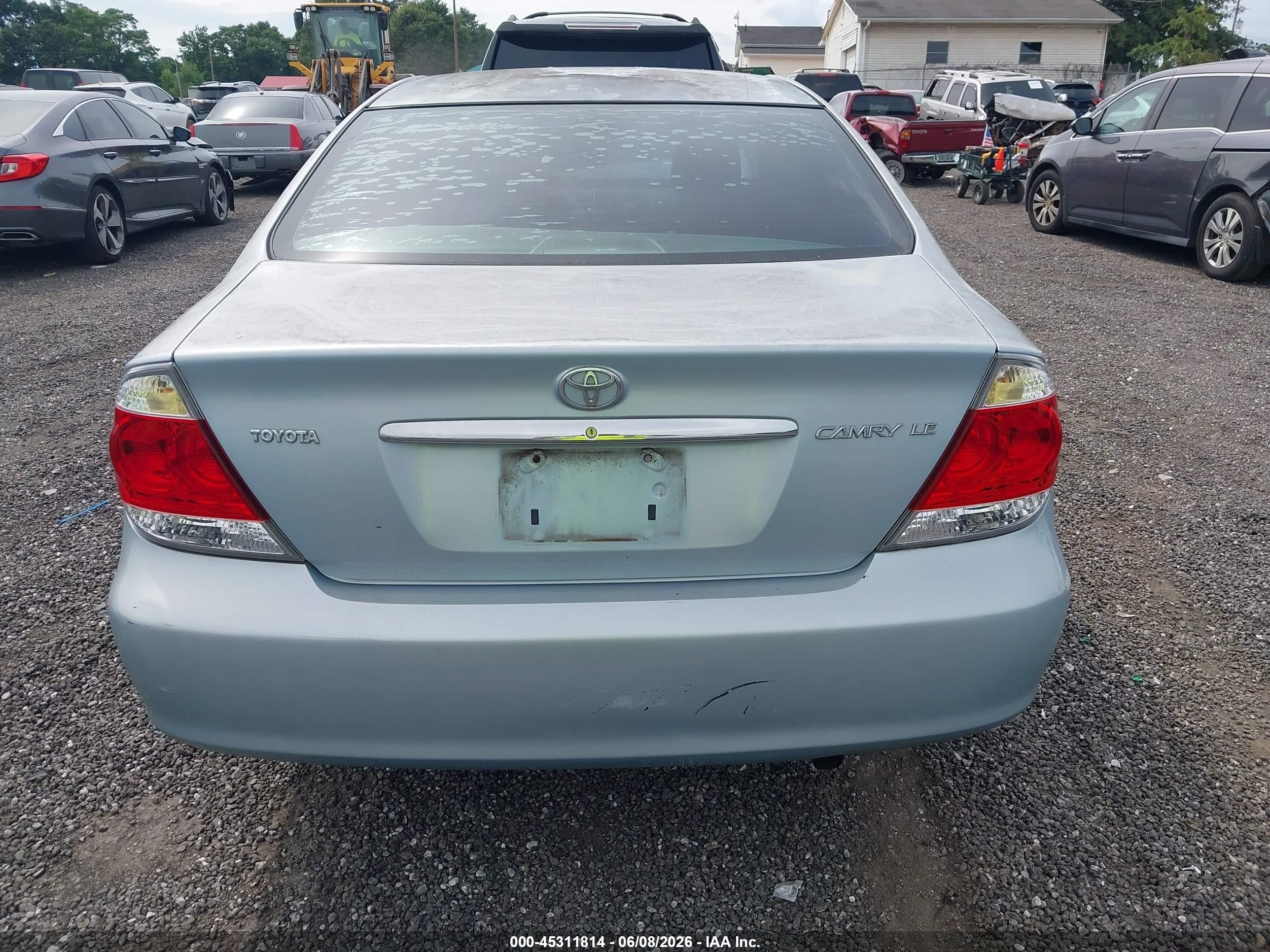 2006 Toyota Camry Le Light Blue vin: 4T1BE30K46U647513