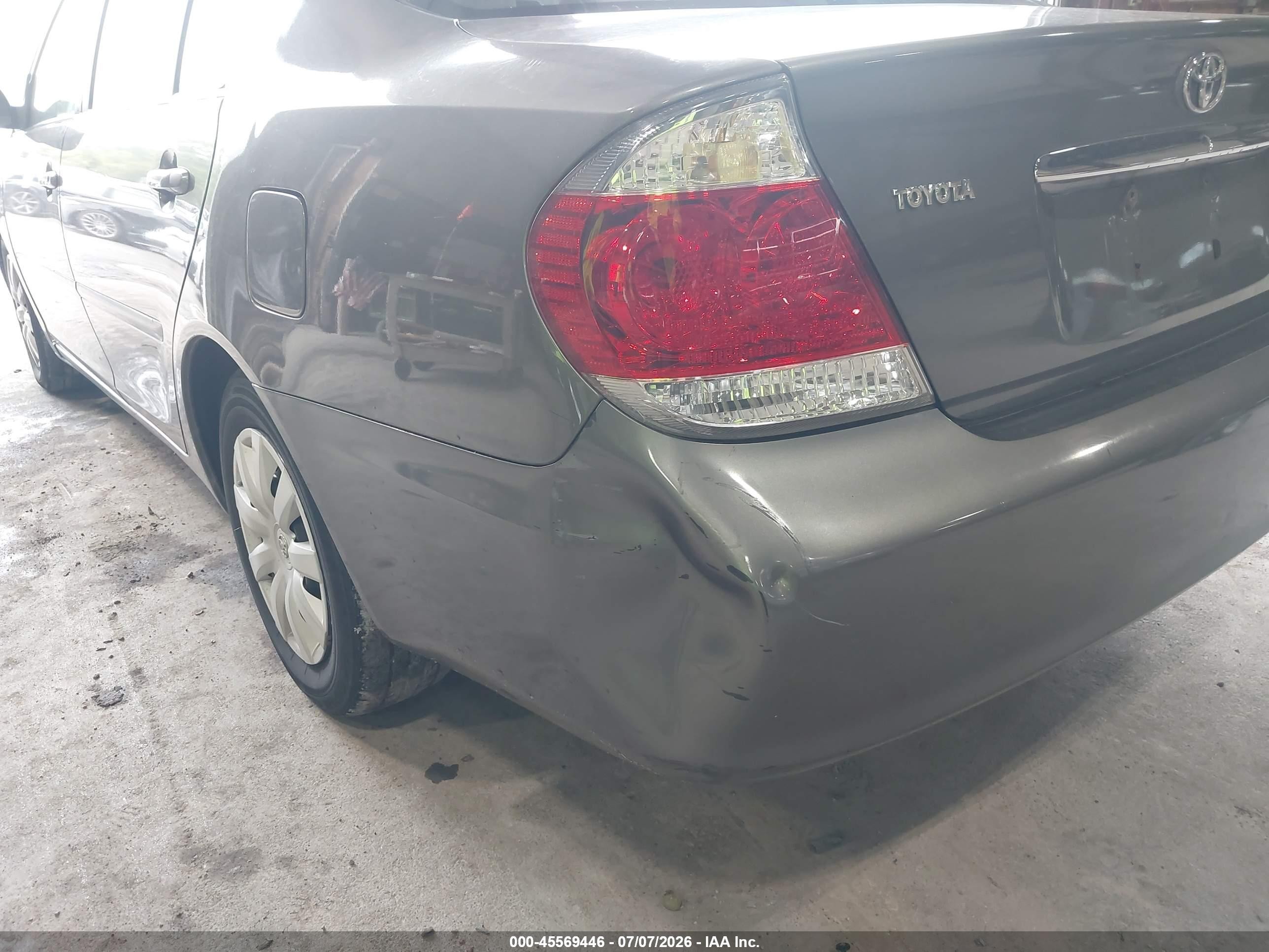 2006 Toyota Camry Le Gray vin: 4T1BE30K46U674047