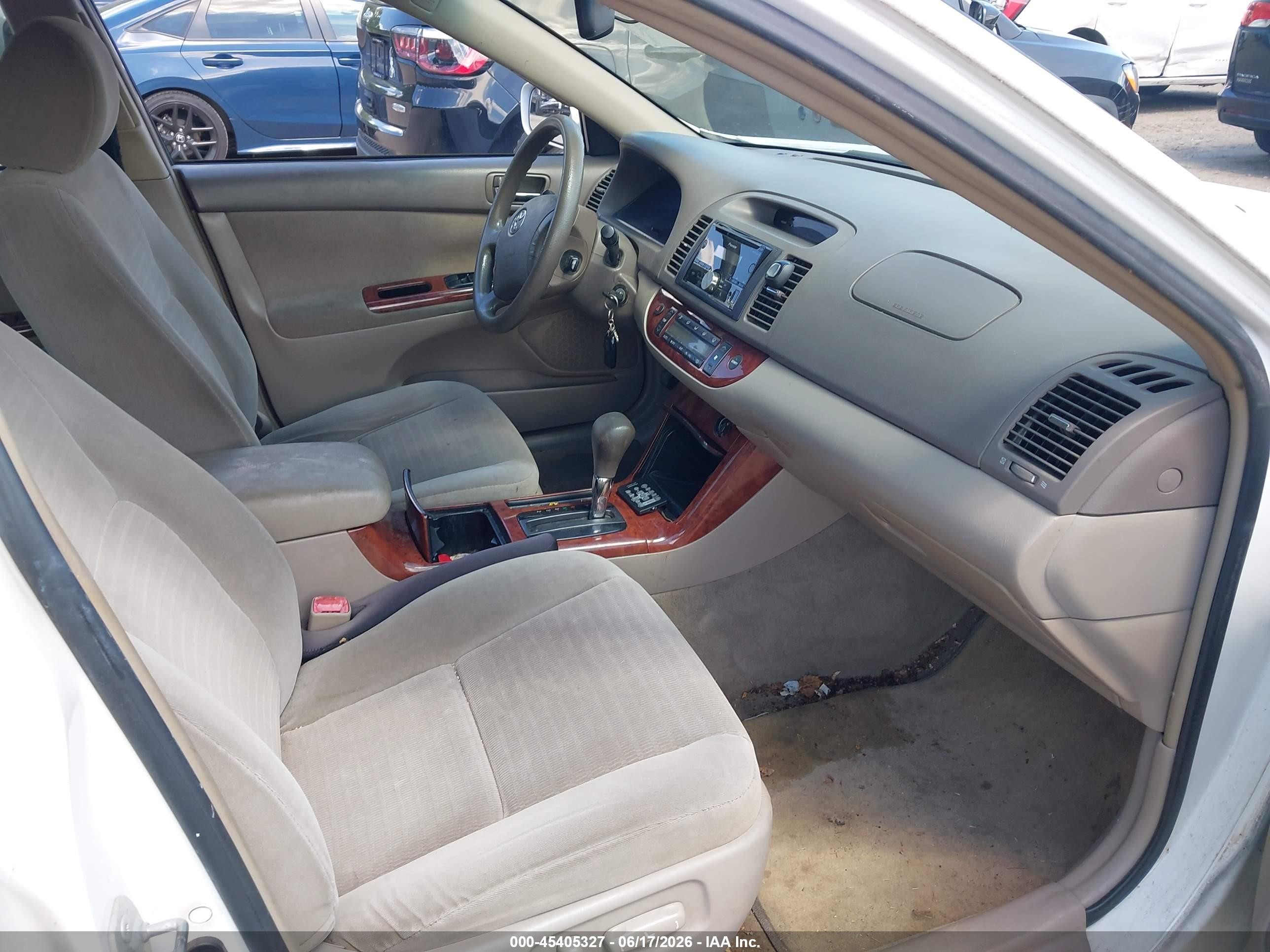 2006 Toyota Camry Xle White vin: 4T1BE30K46U720993
