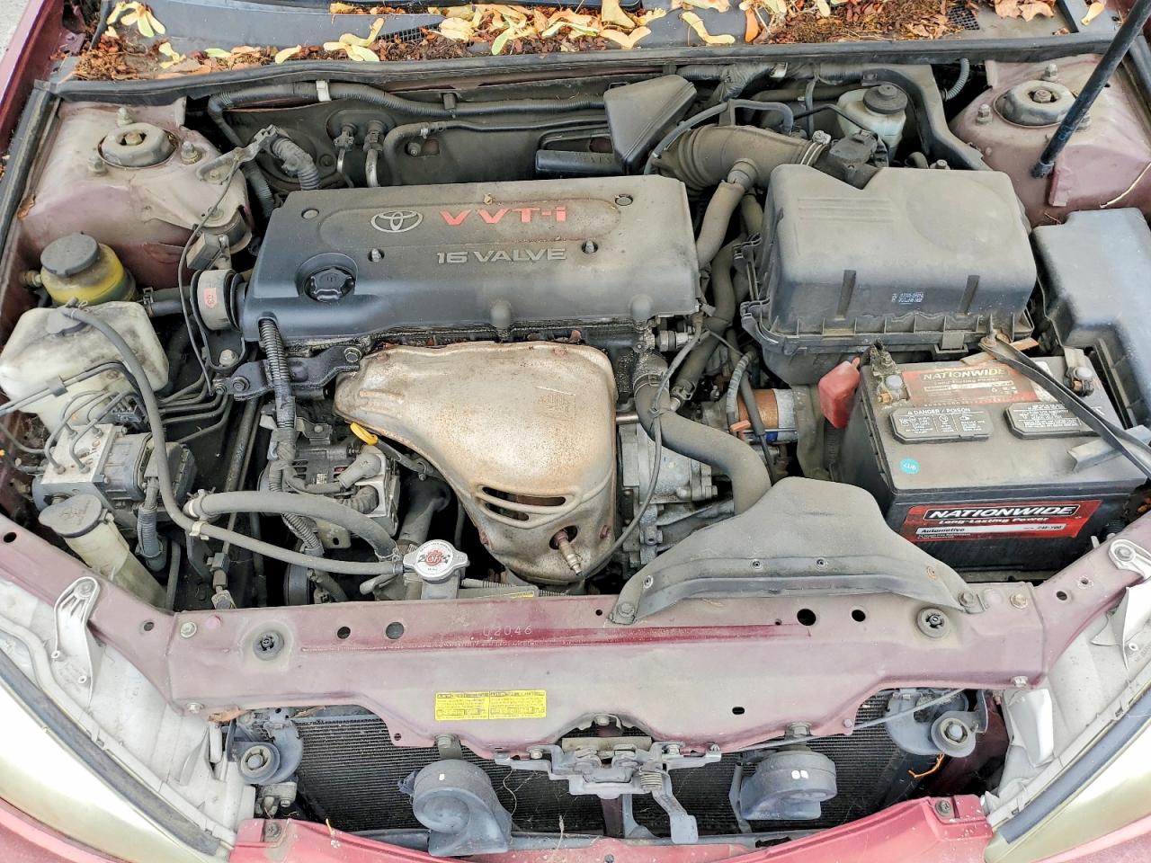 2002 Toyota Camry Le Бордовый vin: 4T1BE30K52U001178