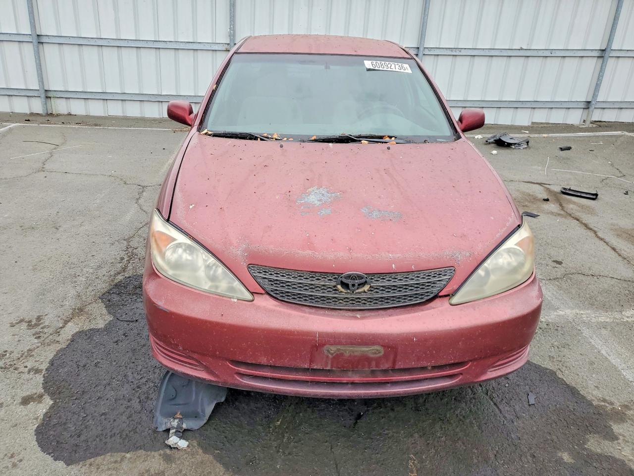2002 Toyota Camry Le Бордовый vin: 4T1BE30K52U001178