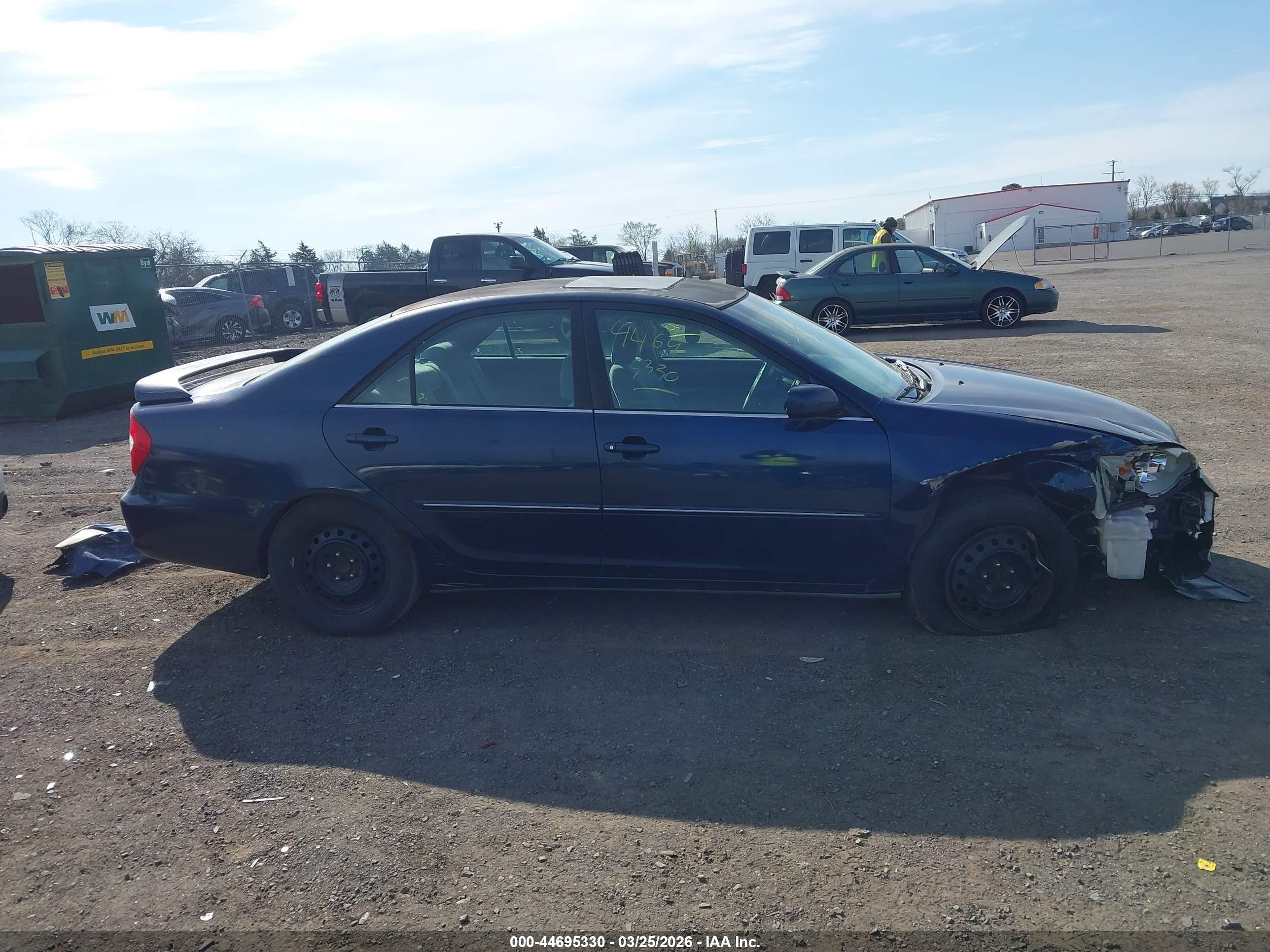 2003 Toyota Camry Xle Dark Blue vin: 4T1BE30K53U177777