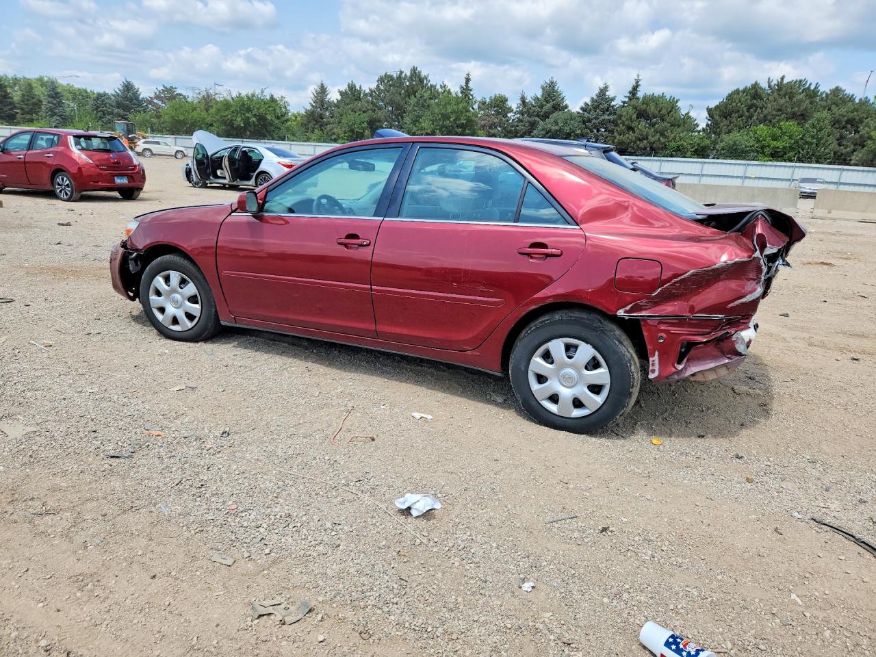 2003 Toyota Camry Le Maroon vin: 4T1BE30K53U217162