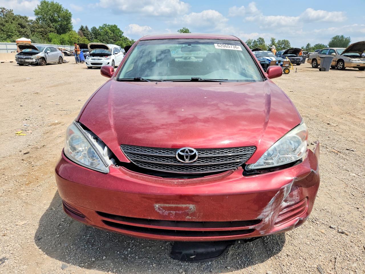 2003 Toyota Camry Le Maroon vin: 4T1BE30K53U217162