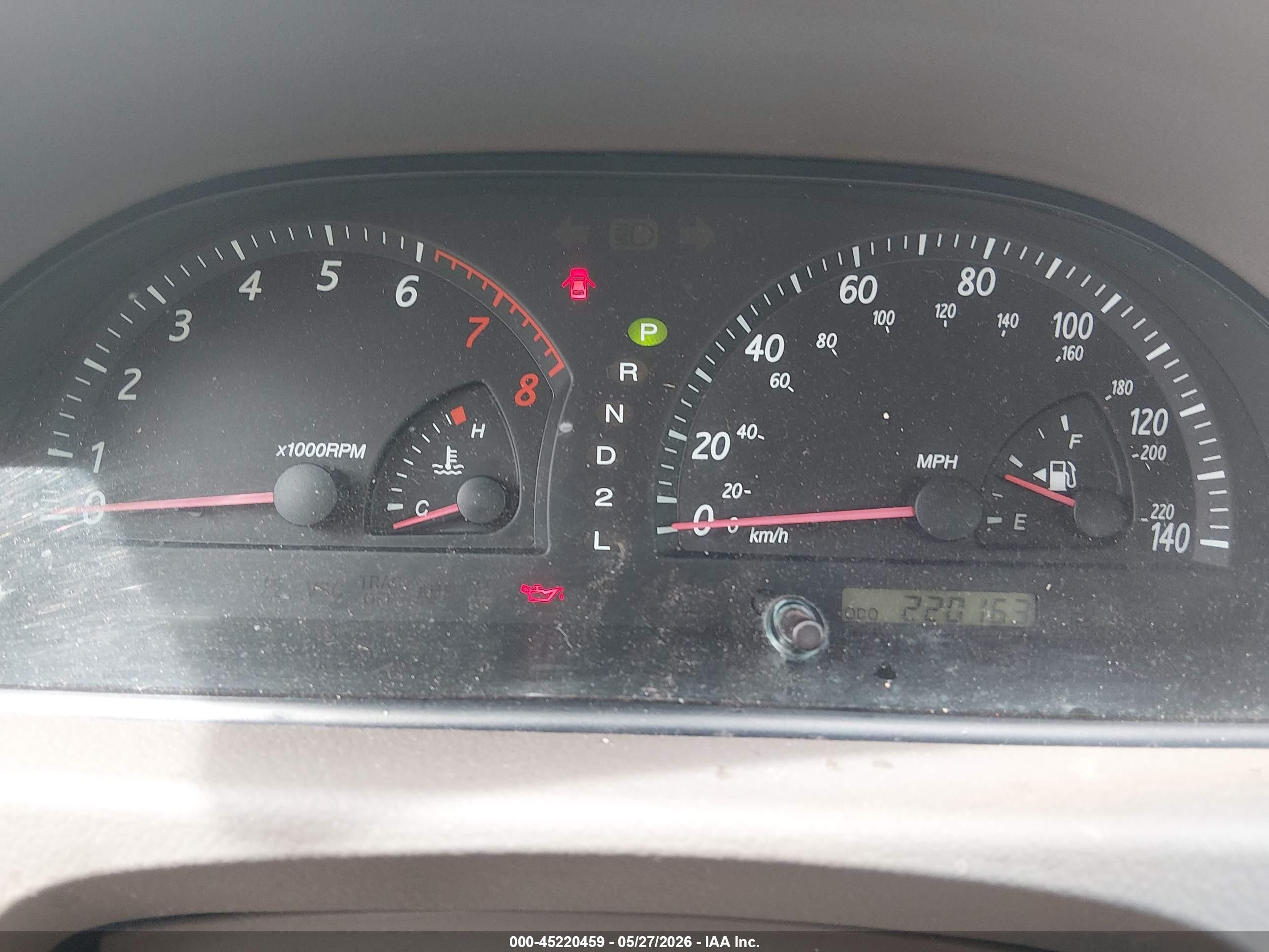 2003 Toyota Camry Xle Red vin: 4T1BE30K53U230378