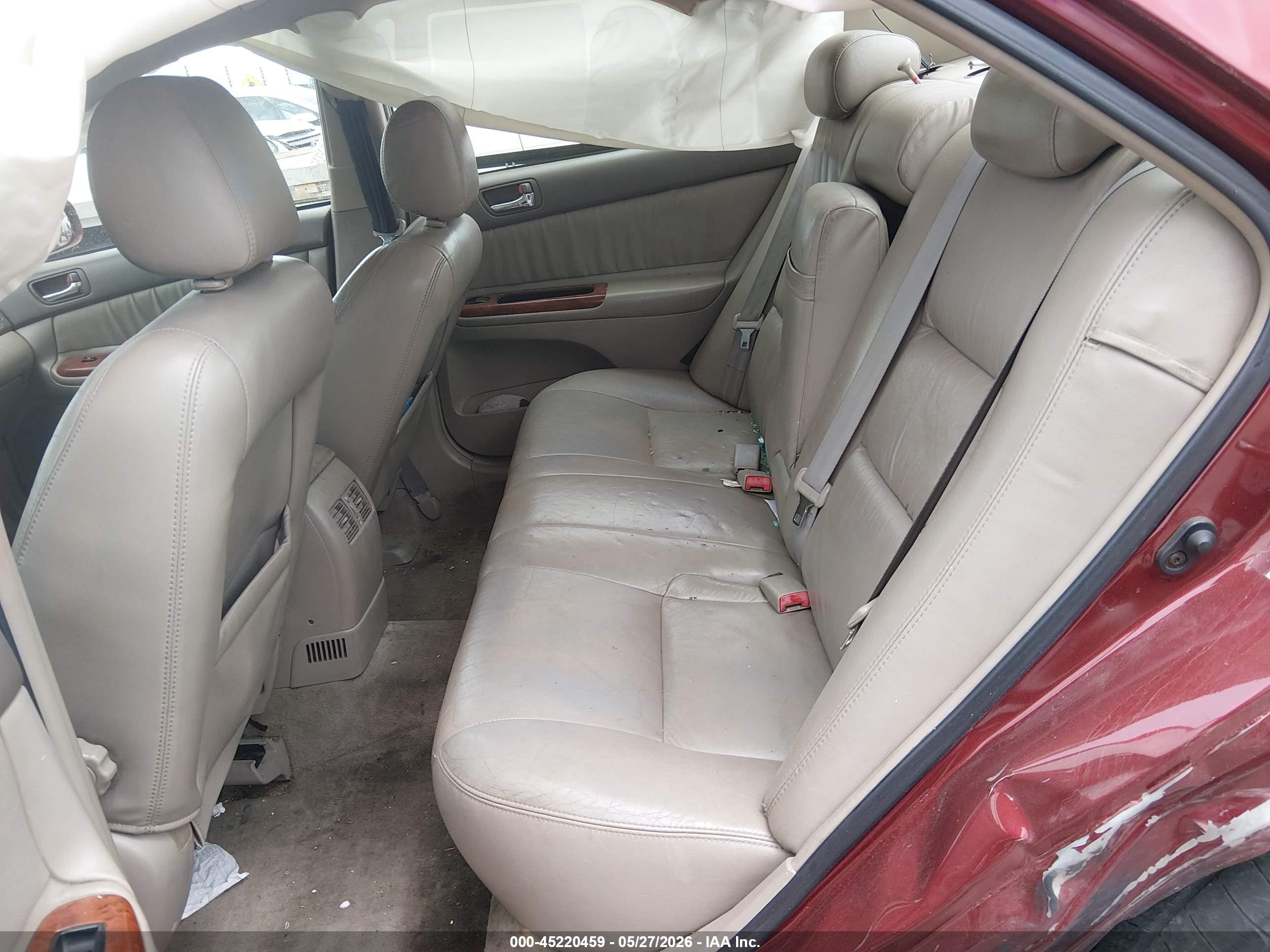 2003 Toyota Camry Xle Red vin: 4T1BE30K53U230378