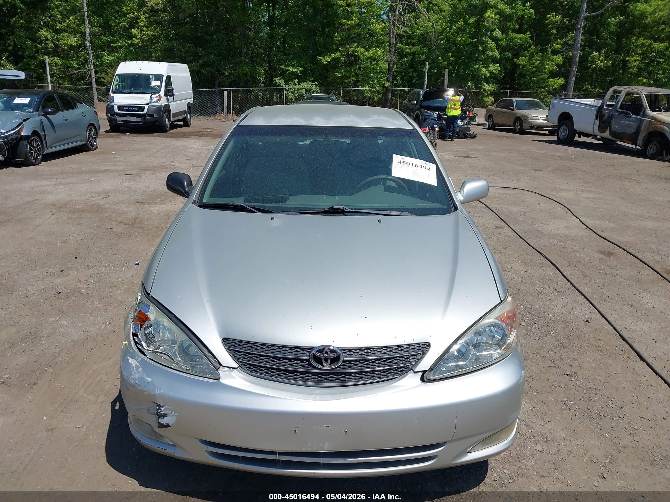 2003 Toyota Camry Xle Silver vin: 4T1BE30K53U246516