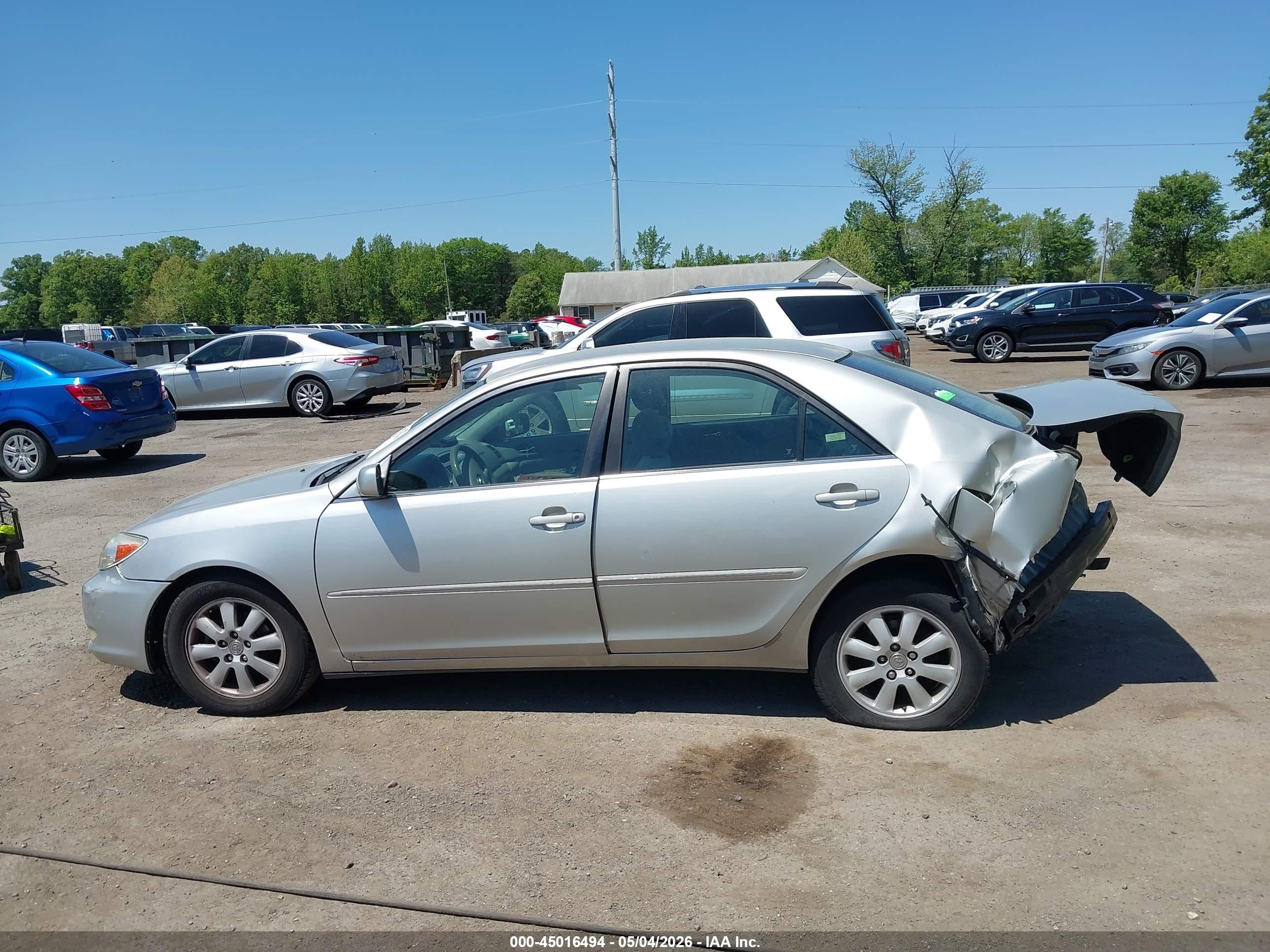 2003 Toyota Camry Xle Silver vin: 4T1BE30K53U246516