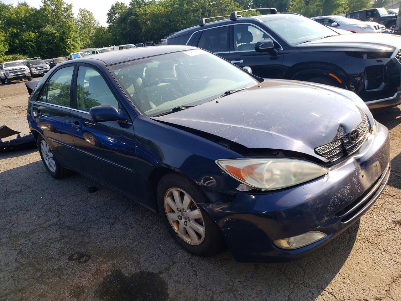 2003 Toyota Camry Xle Blue vin: 4T1BE30K53U664865