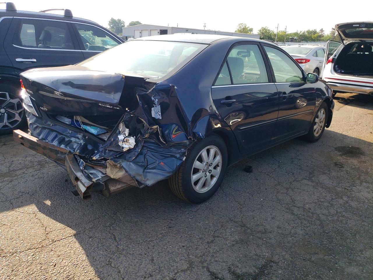 2003 Toyota Camry Xle Blue vin: 4T1BE30K53U664865