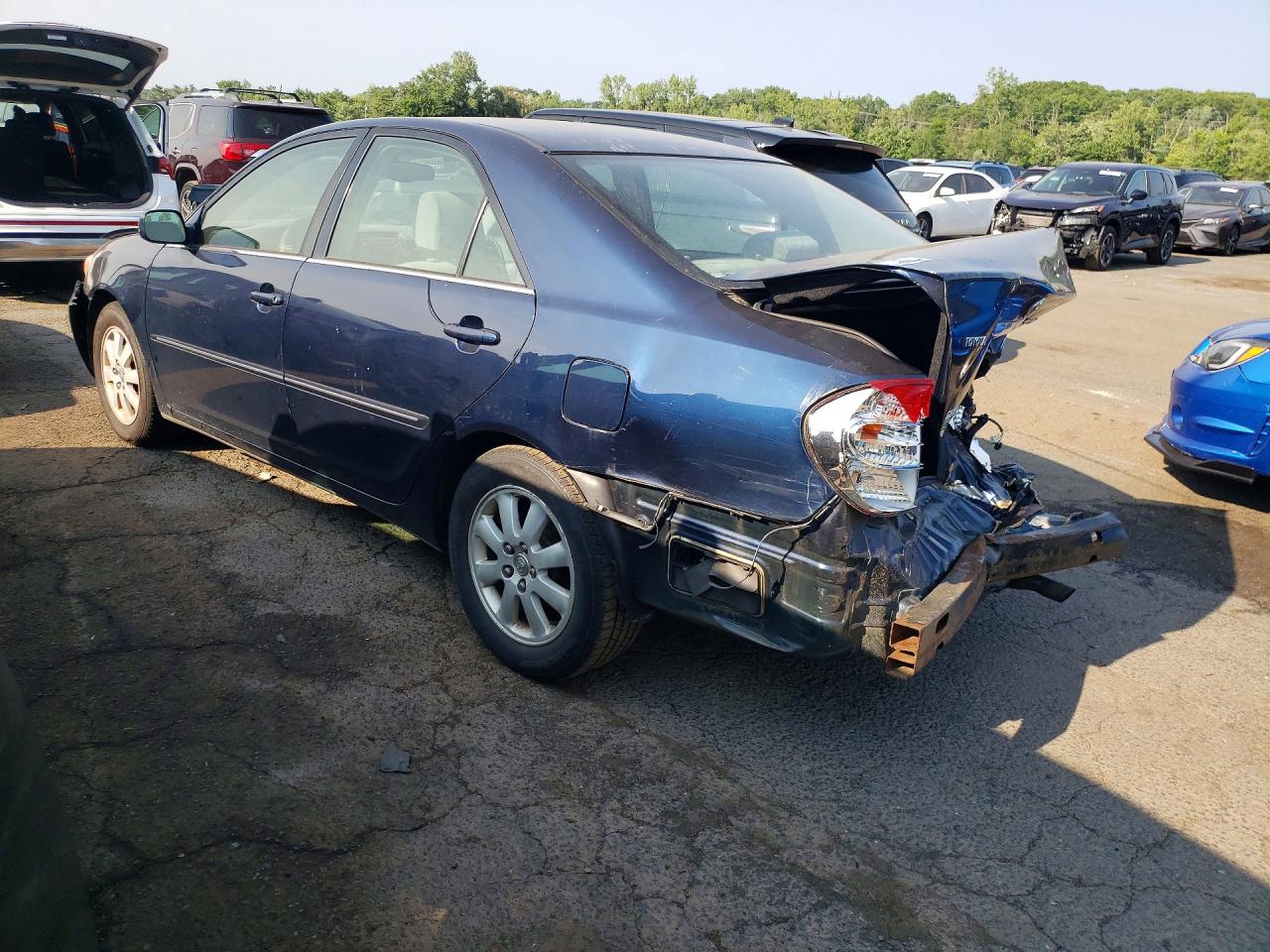 2003 Toyota Camry Xle Blue vin: 4T1BE30K53U664865
