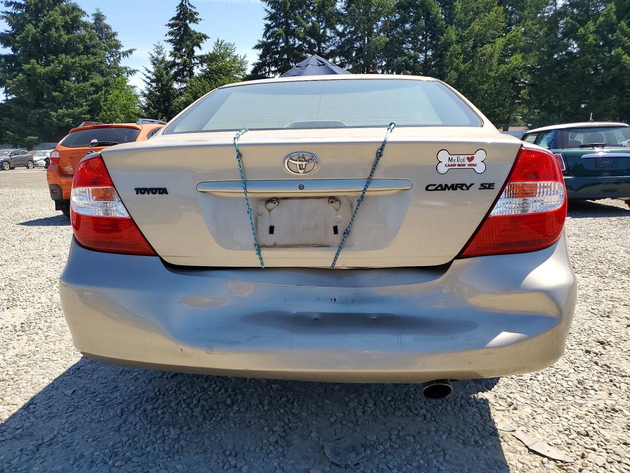 2003 Toyota Camry Se Tan vin: 4T1BE30K53U698904