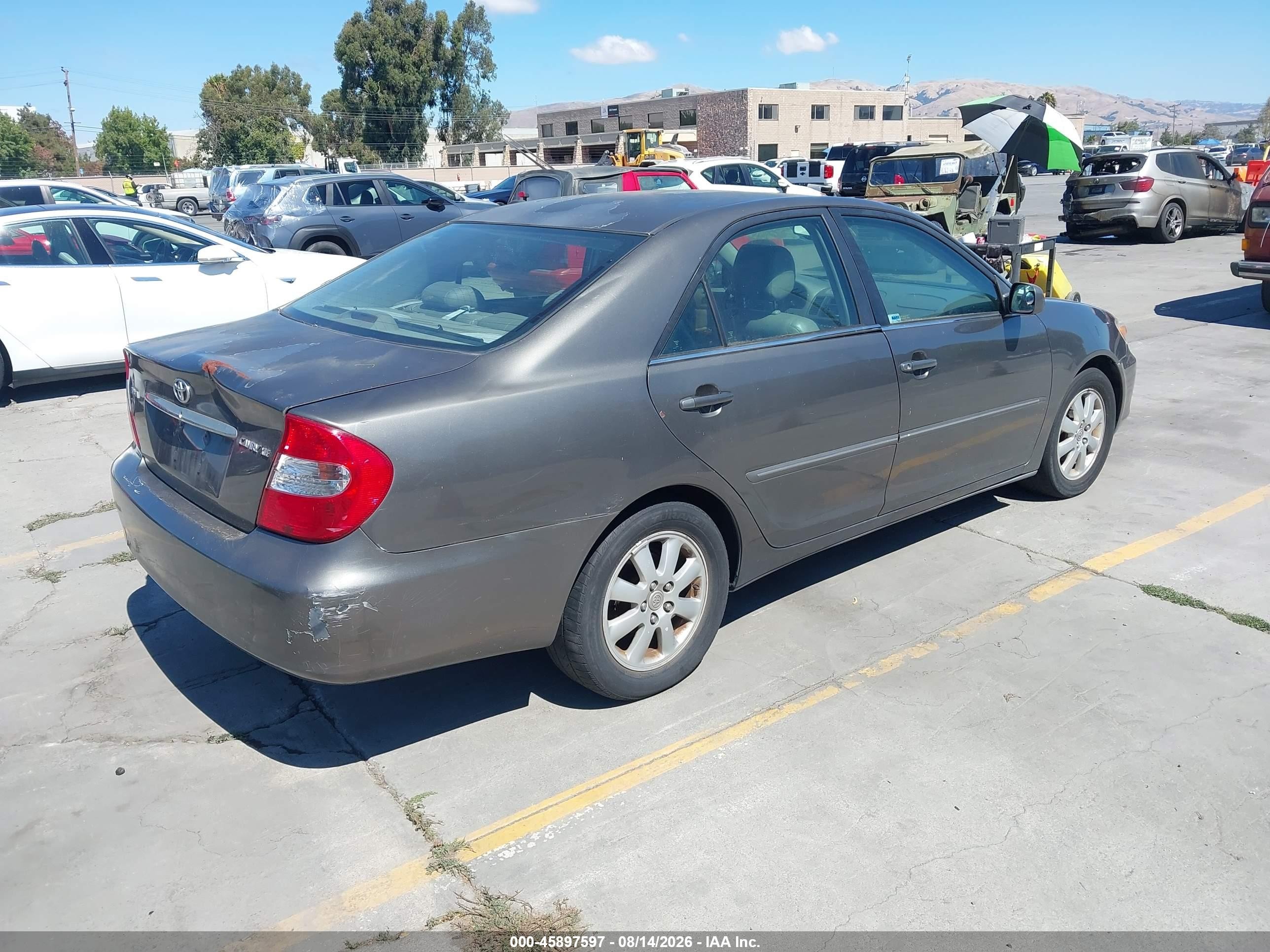 2003 Toyota Camry Xle Gray vin: 4T1BE30K53U746675
