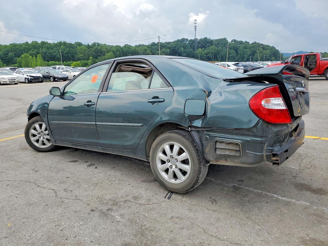 2004 Toyota Camry Xle Зеленый vin: 4T1BE30K54U291067