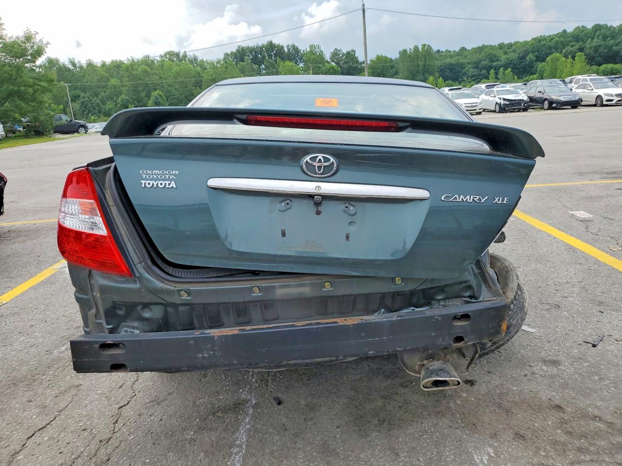 2004 Toyota Camry Xle Зеленый vin: 4T1BE30K54U291067